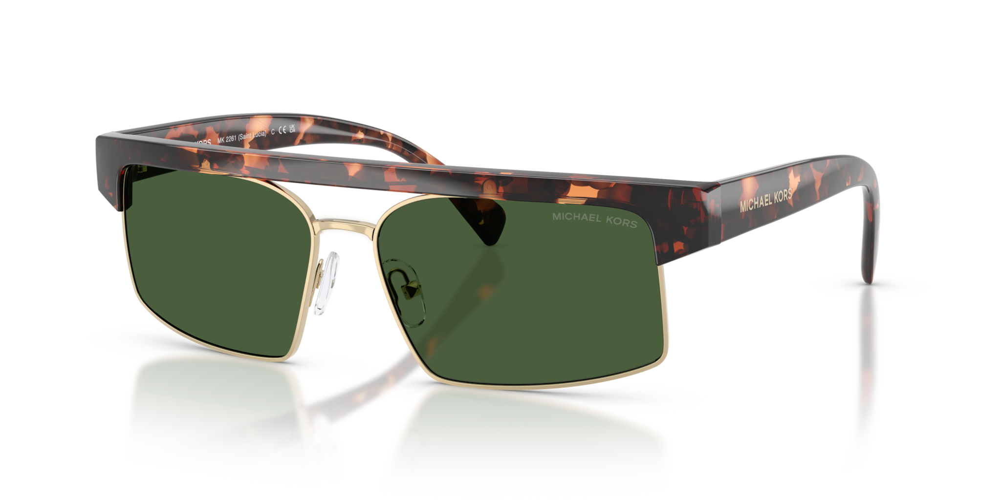 Occhiali da Sole Michael Kors Saint Lucia Donna - Dark Tortoise