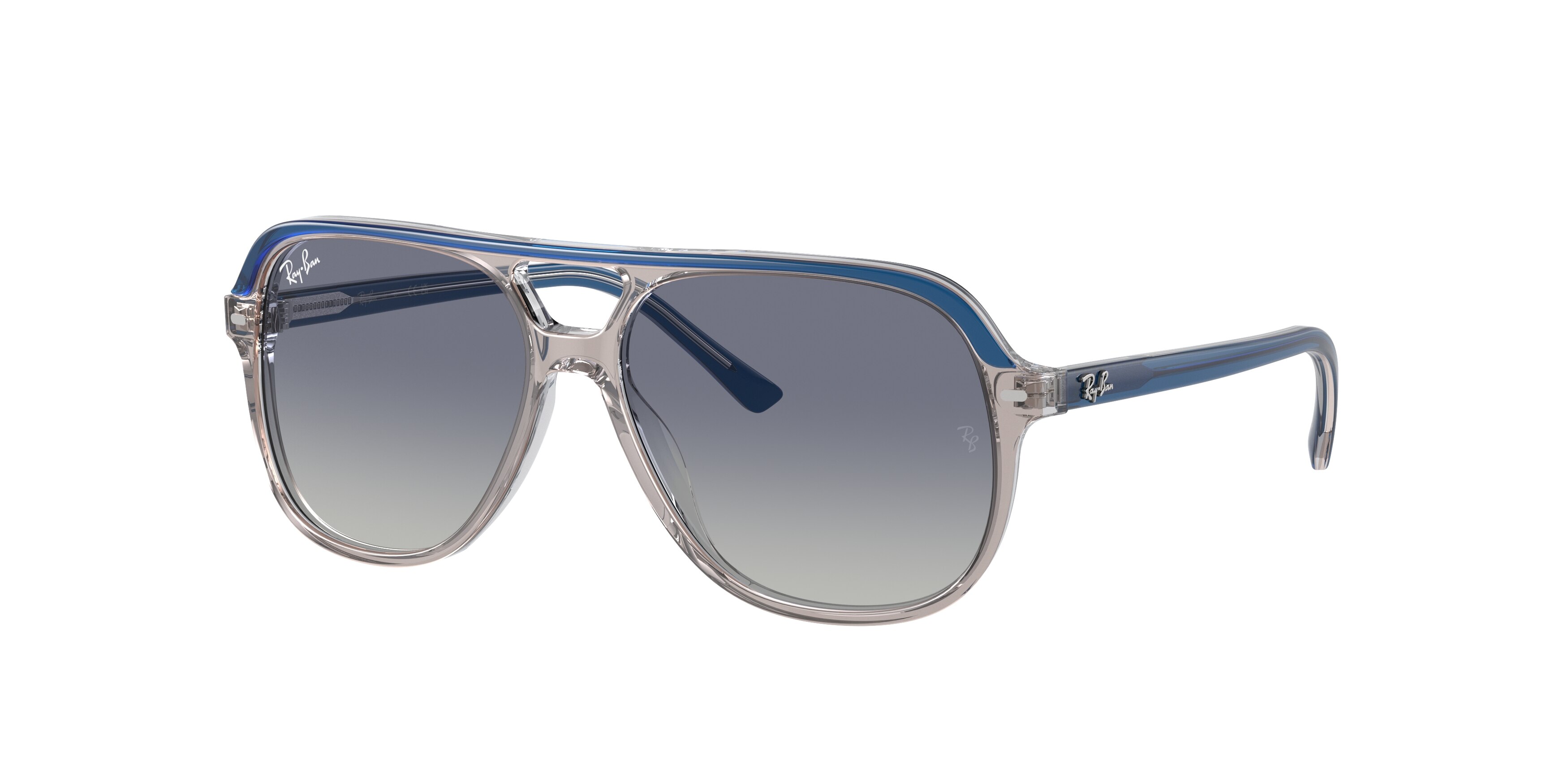 71554L - Top Dark Blue & Brown & Light Grey