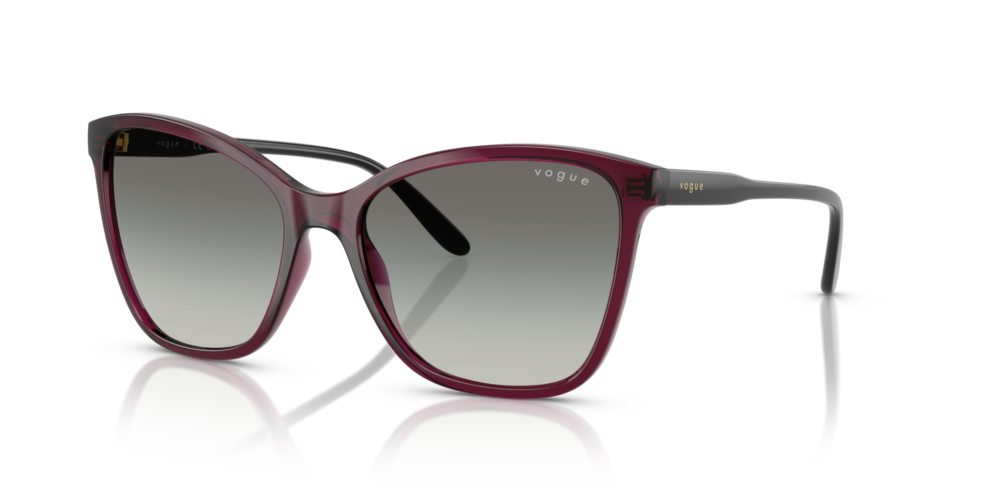 Occhiali da sole Vogue VO5520S Transparent Cherry donna originali
