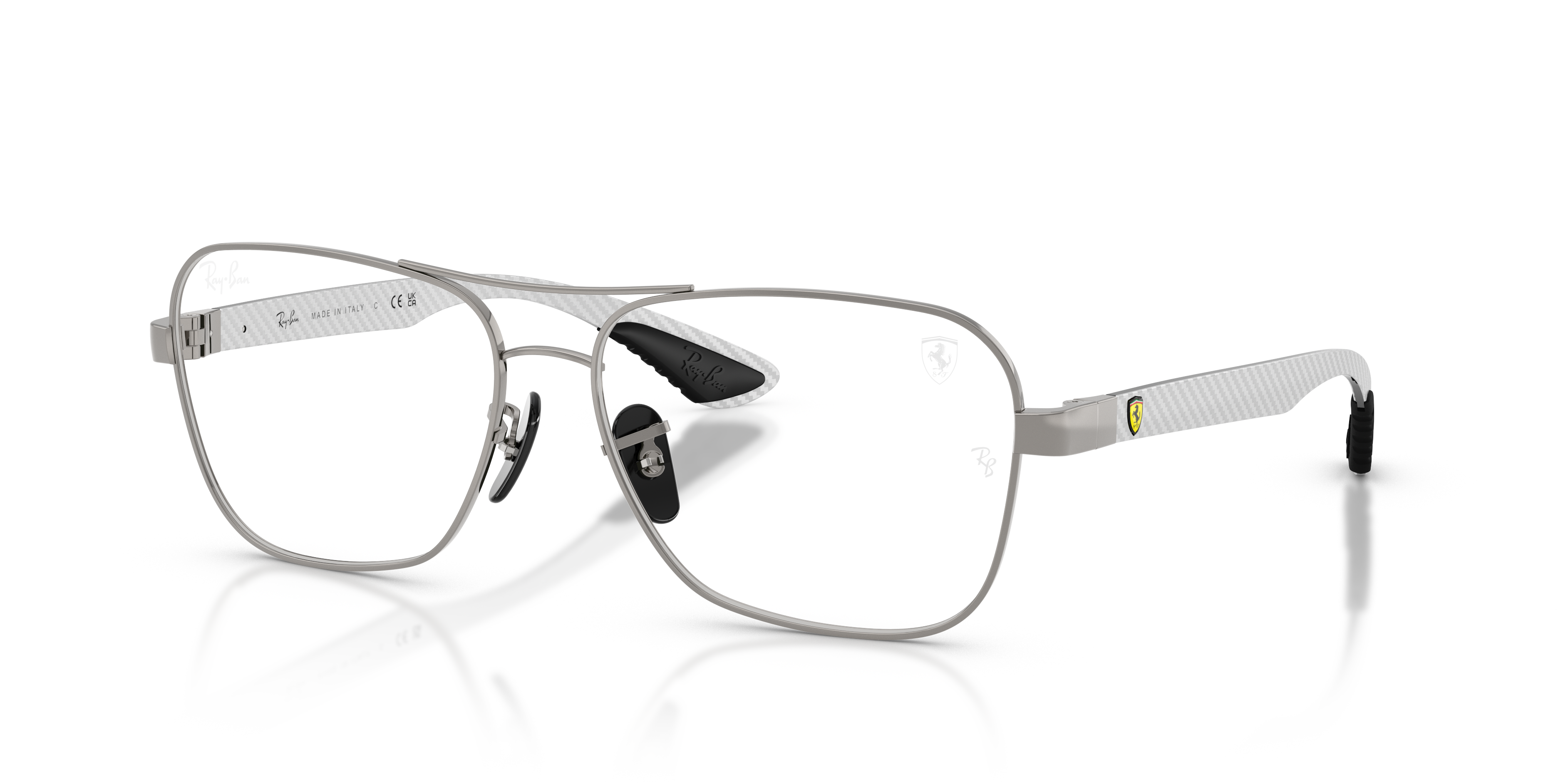 Occhiali da Vista Ray-Ban Ferrari RB8436M Gunmetal | Uomo Donna