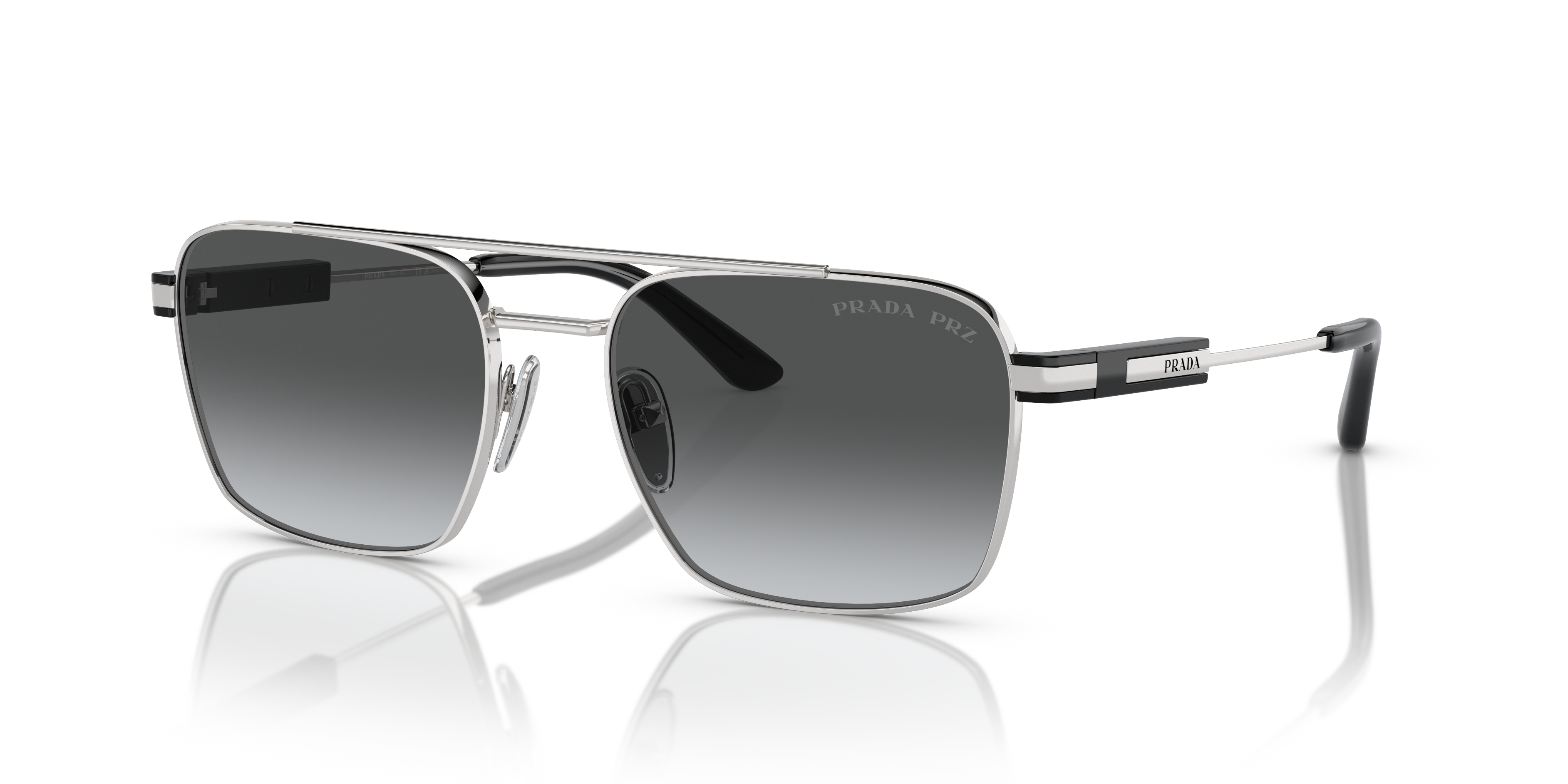 Prada PR 67ZS Silver: Occhiali da Sole Unisex Originali
