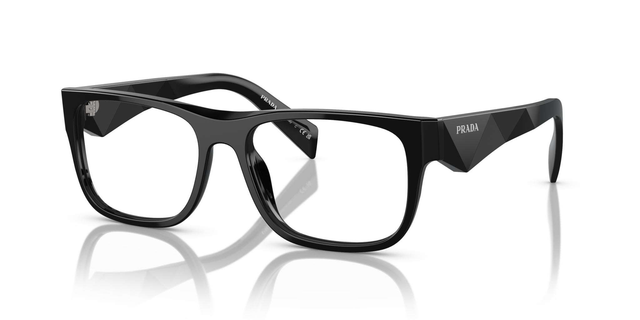 Occhiali da Vista Uomo Prada 0PR 22ZV Neri | Eleganza Iconica