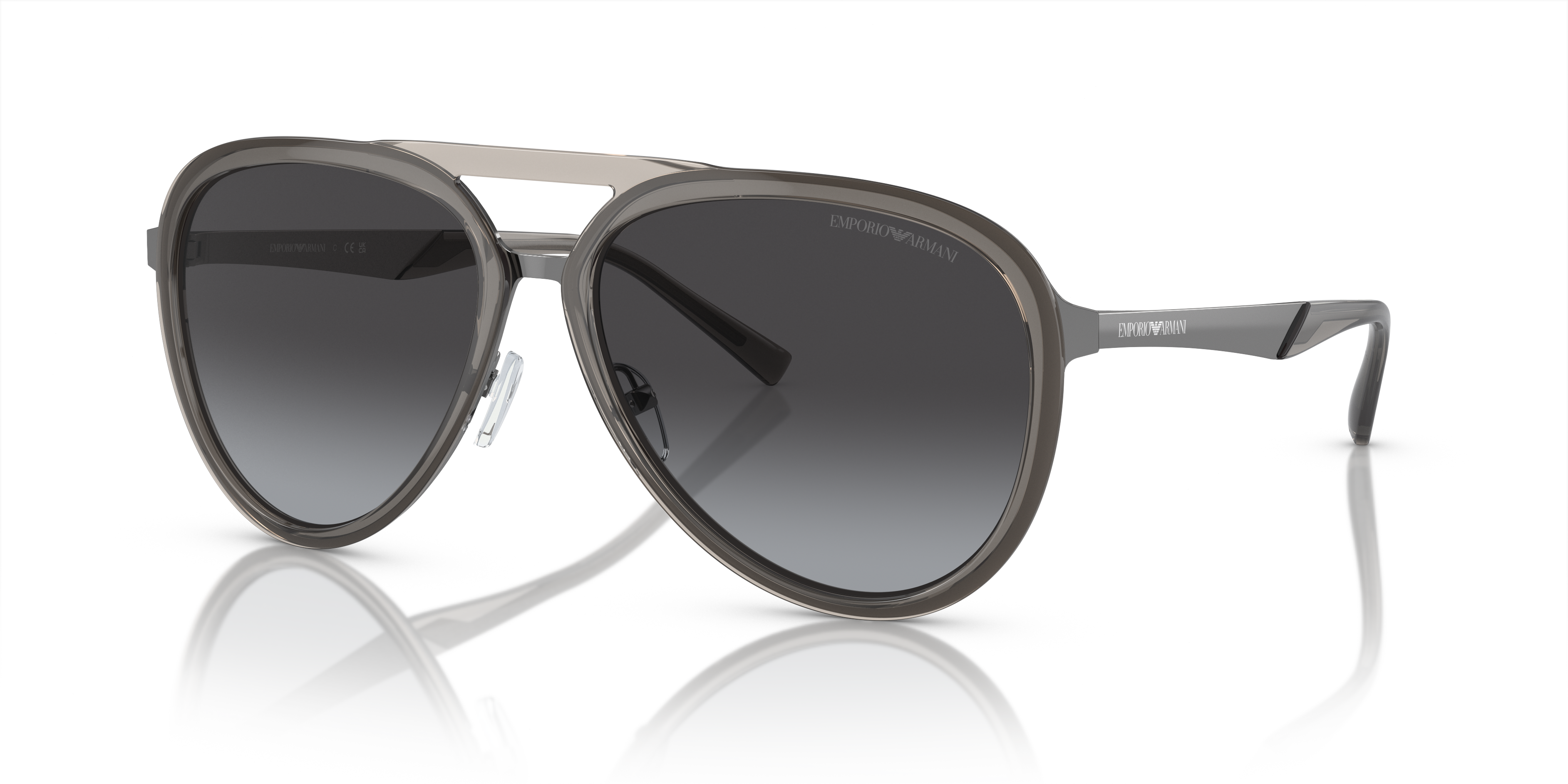 Occhiali da Sole Uomo Emporio Armani 0EA2145 Blu Trasparente - Origina