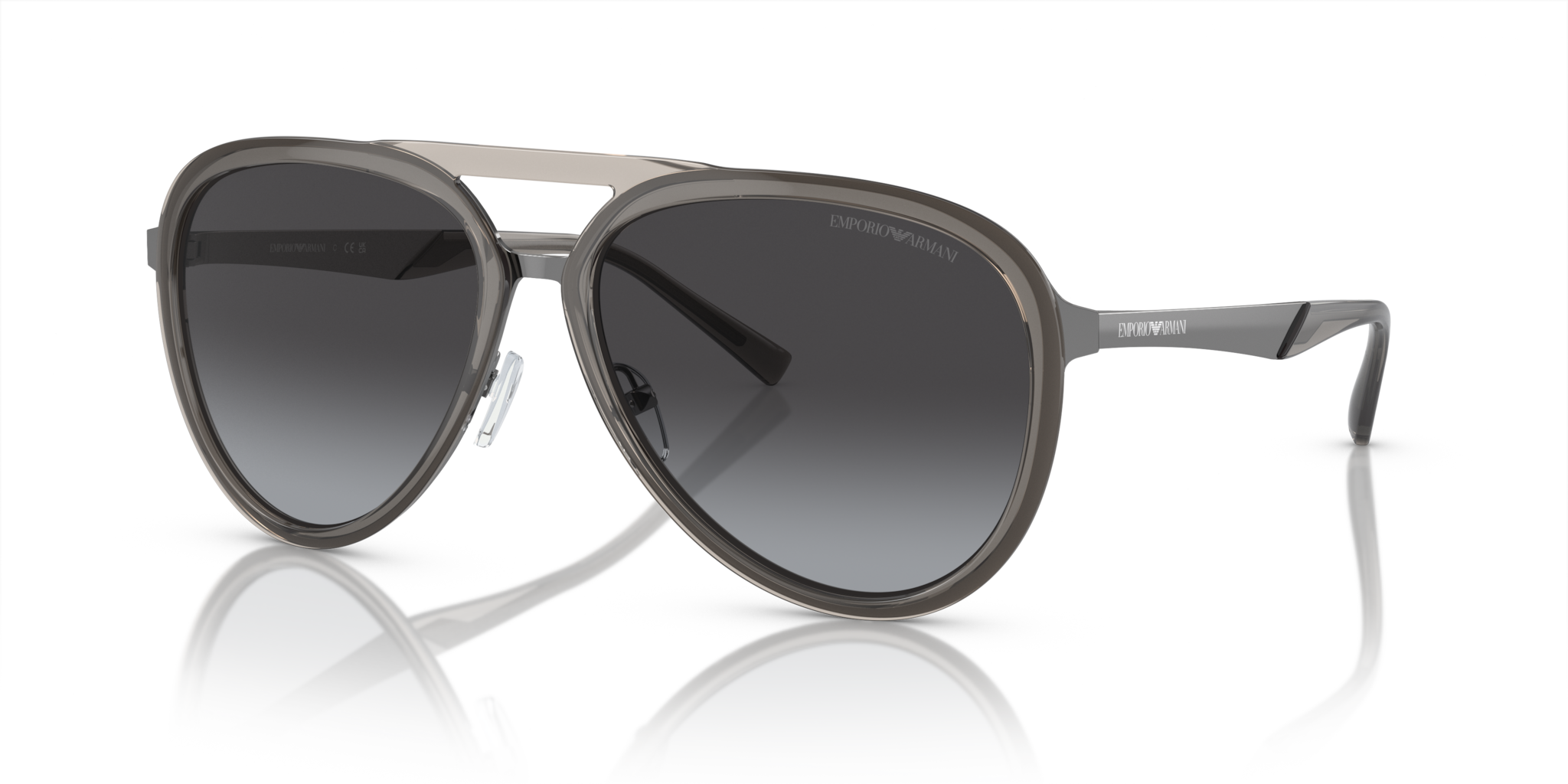 Occhiali da Sole Uomo Emporio Armani 0EA2145 Blu Trasparente - Origina