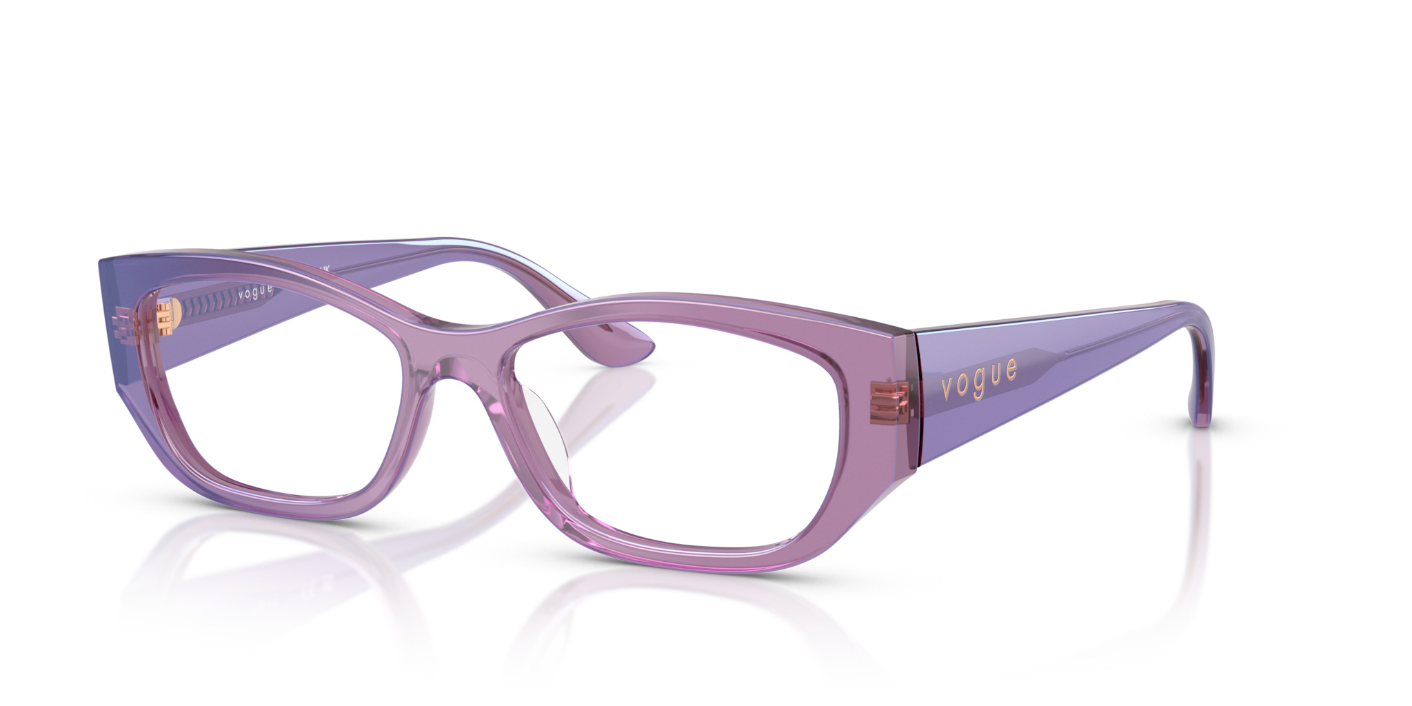 Occhiali da Vista Vogue Eyewear VO5640U Donna Trasparente Perla Viola