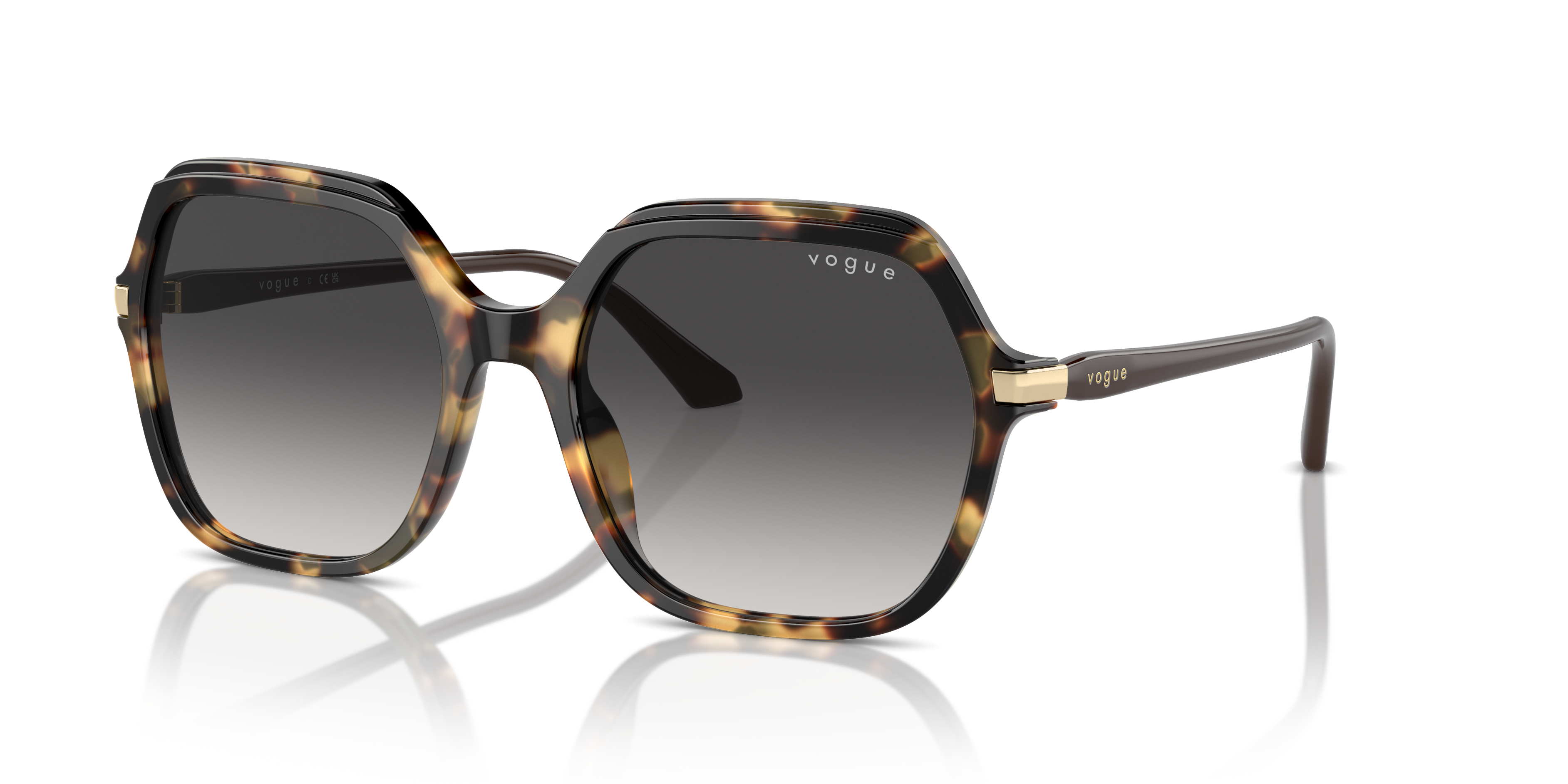 RAY-BAN RB 4429 - 672332 BLACK ON GOLD | UNISEX CALIBER 55 SUNGLASSES 