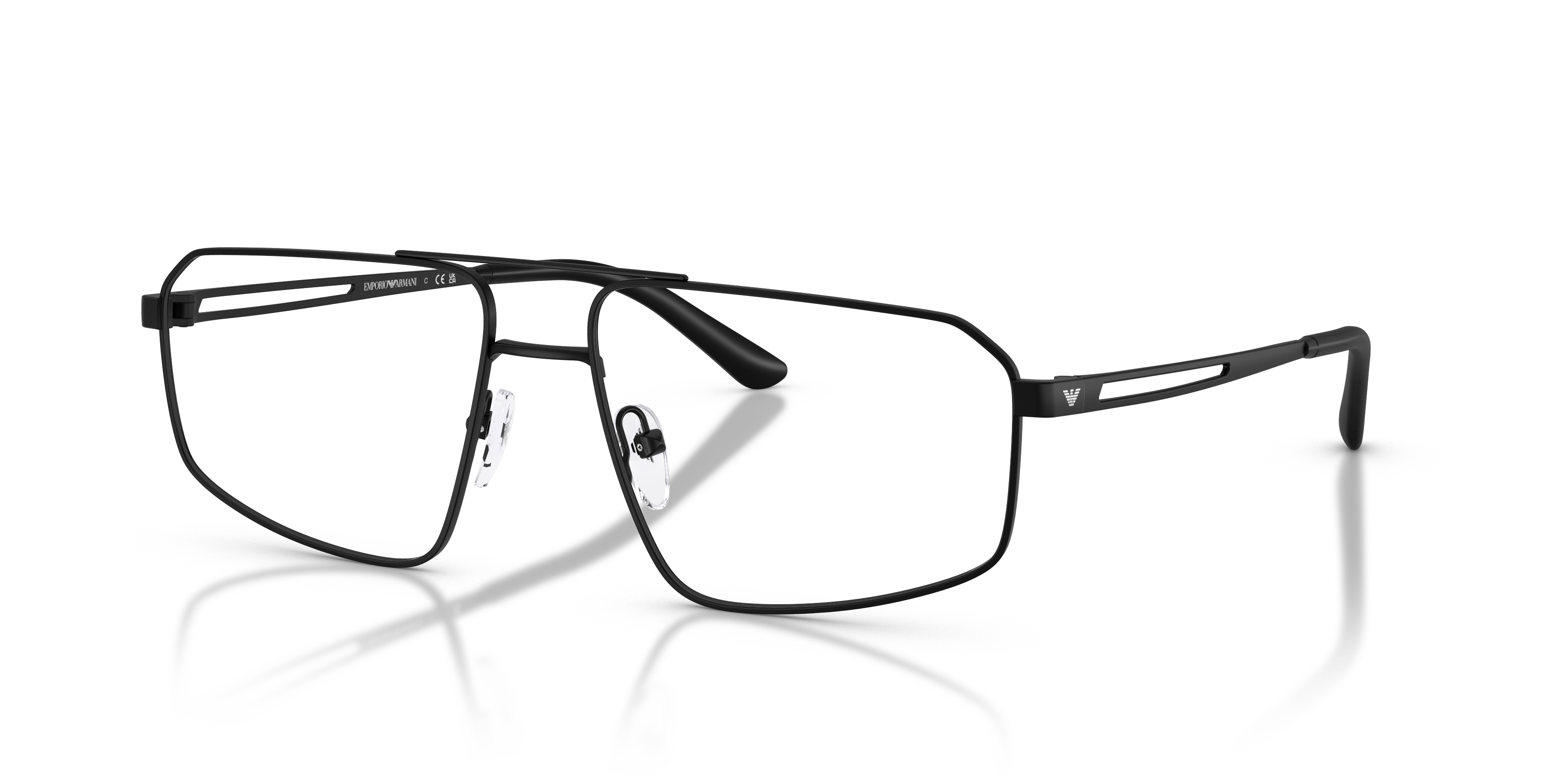 Emporio Armani 0EA1184 Uomo - Occhiali da Vista Nero Opaco