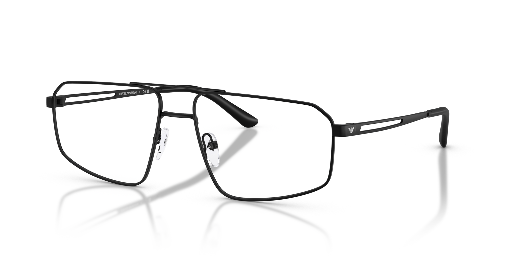 Emporio Armani 0EA1184 Uomo - Occhiali da Vista Nero Opaco