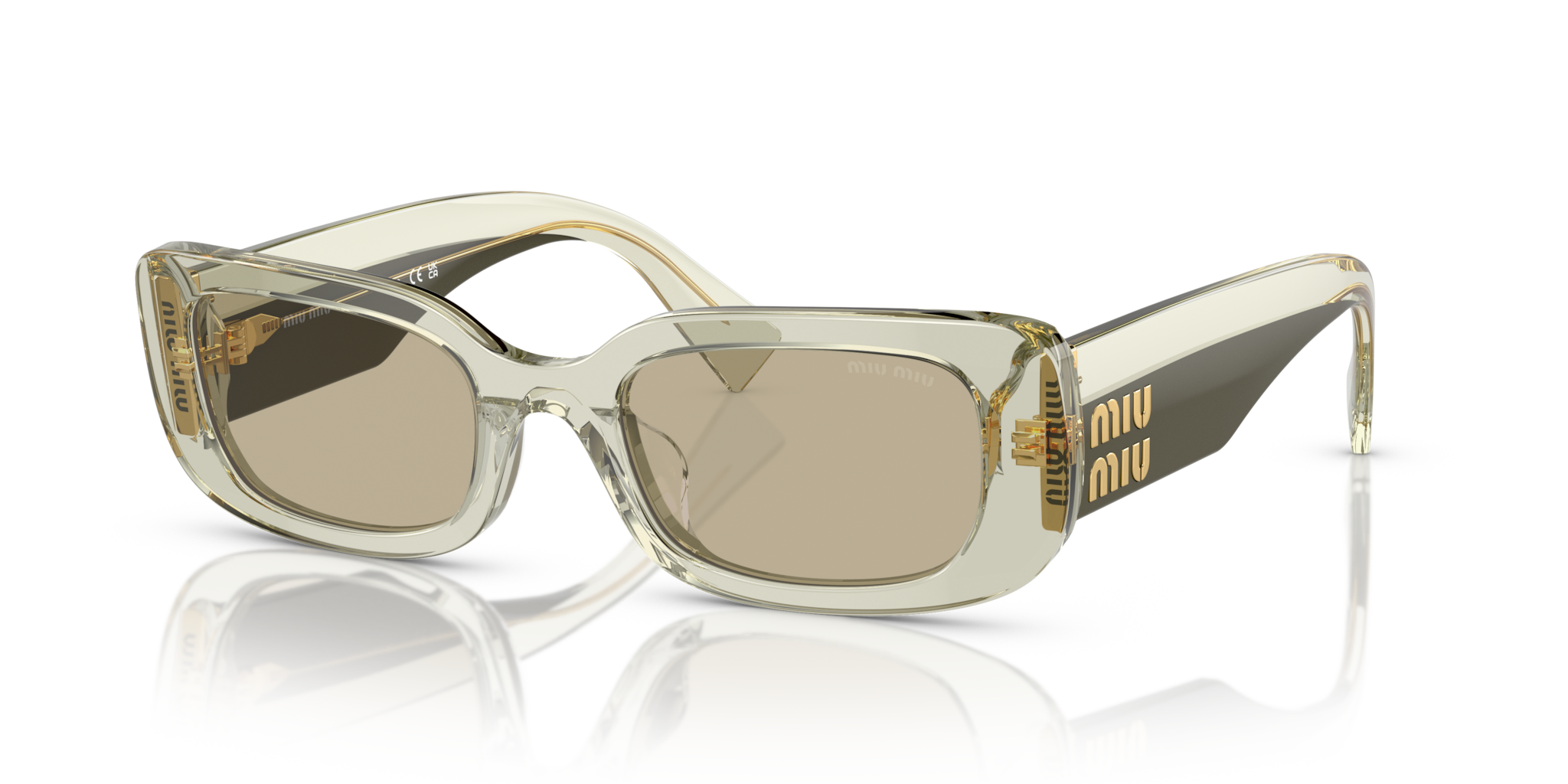 Miu Miu Occhiali da Sole Donna 0MU 08YS Juta | Eleganza Unica