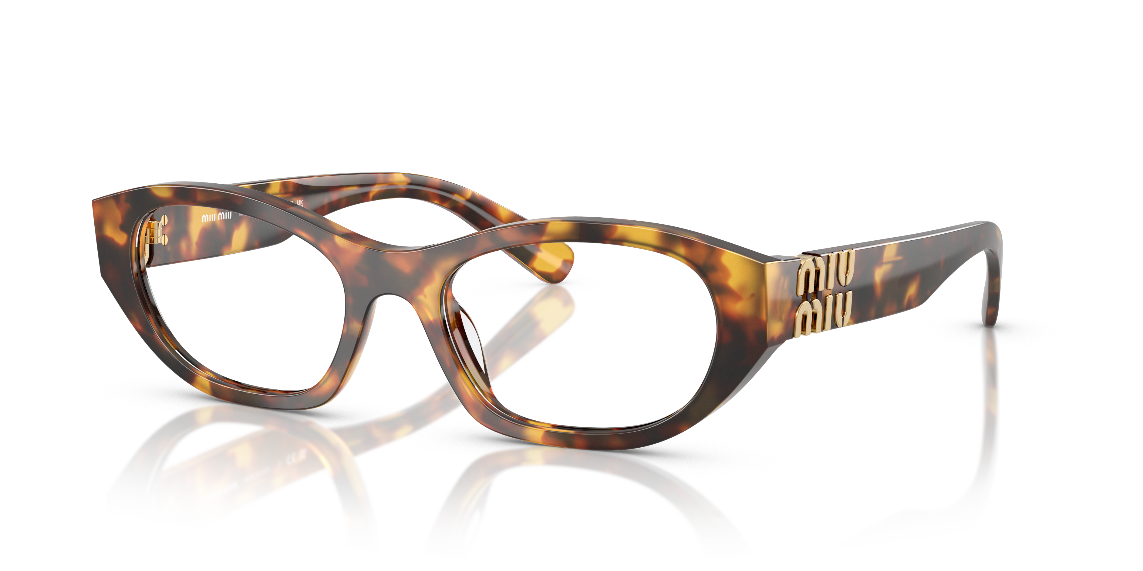 Miu Miu 0MU 03WV Occhiali da Vista Donna Havana Honey