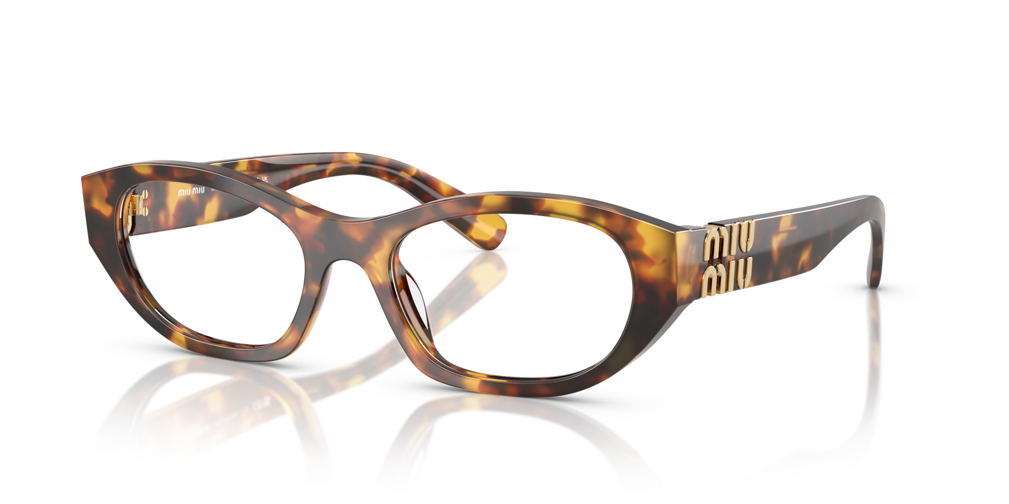 Miu Miu 0MU 03WV Occhiali da Vista Donna Havana Honey