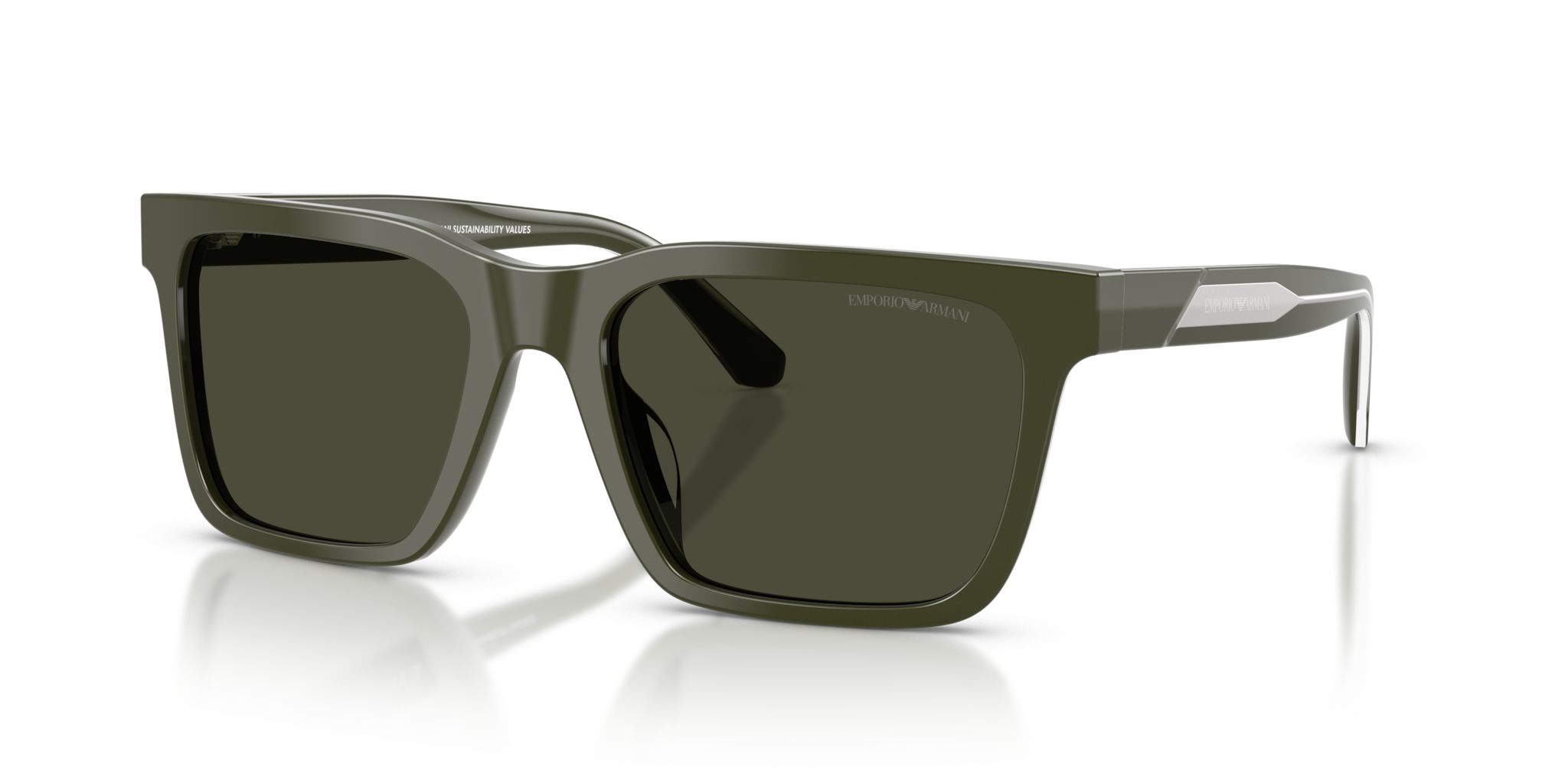Occhiali da Sole Uomo Emporio Armani EA4262U Verde Lucido
