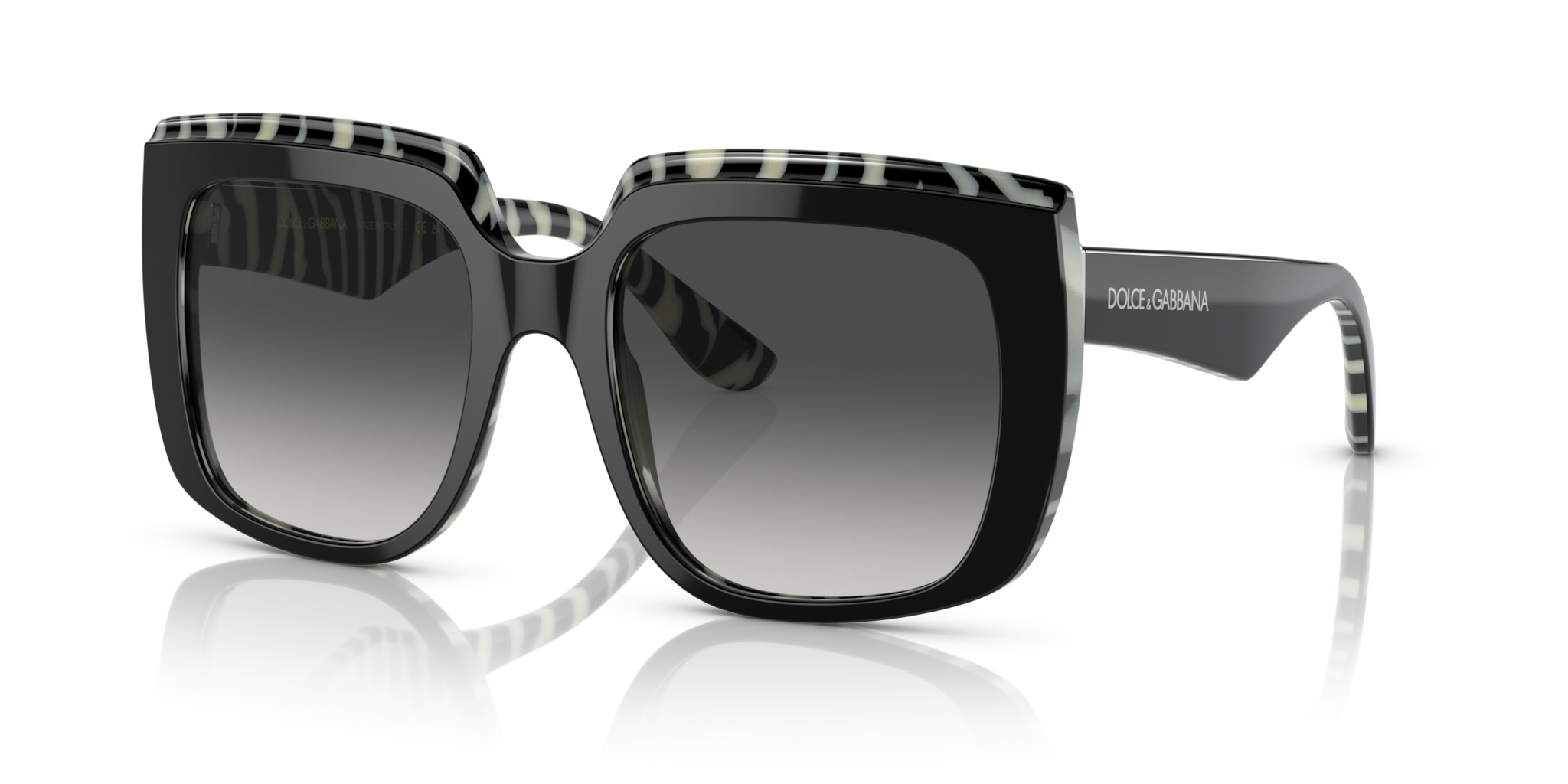 Occhiali da Sole Dolce&Gabbana 0DG4414 Donna Top Black On Zebra