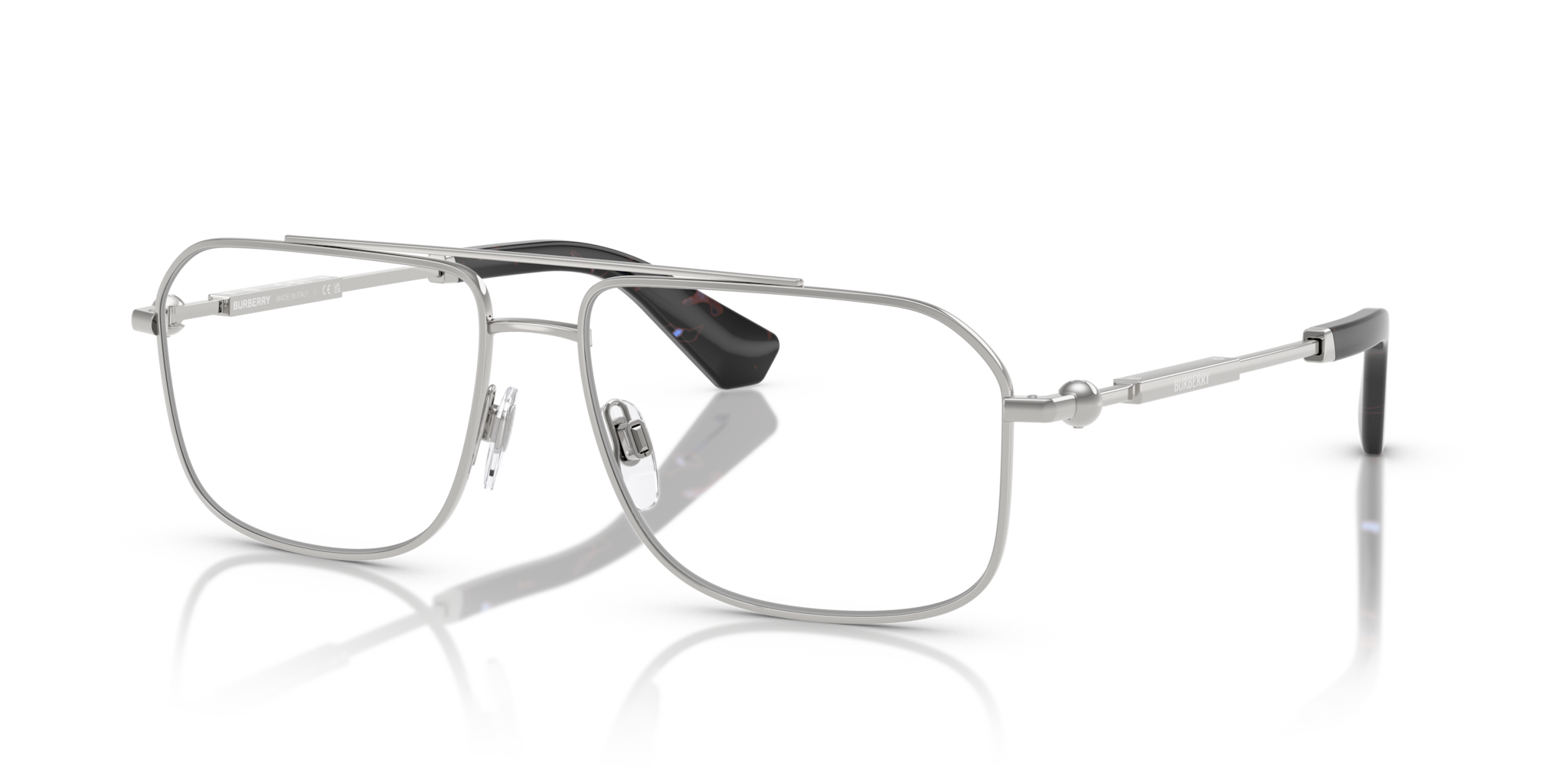 Occhiali da Vista Uomo Burberry 0BE1391 Silver - Eleganza Senza Tempo