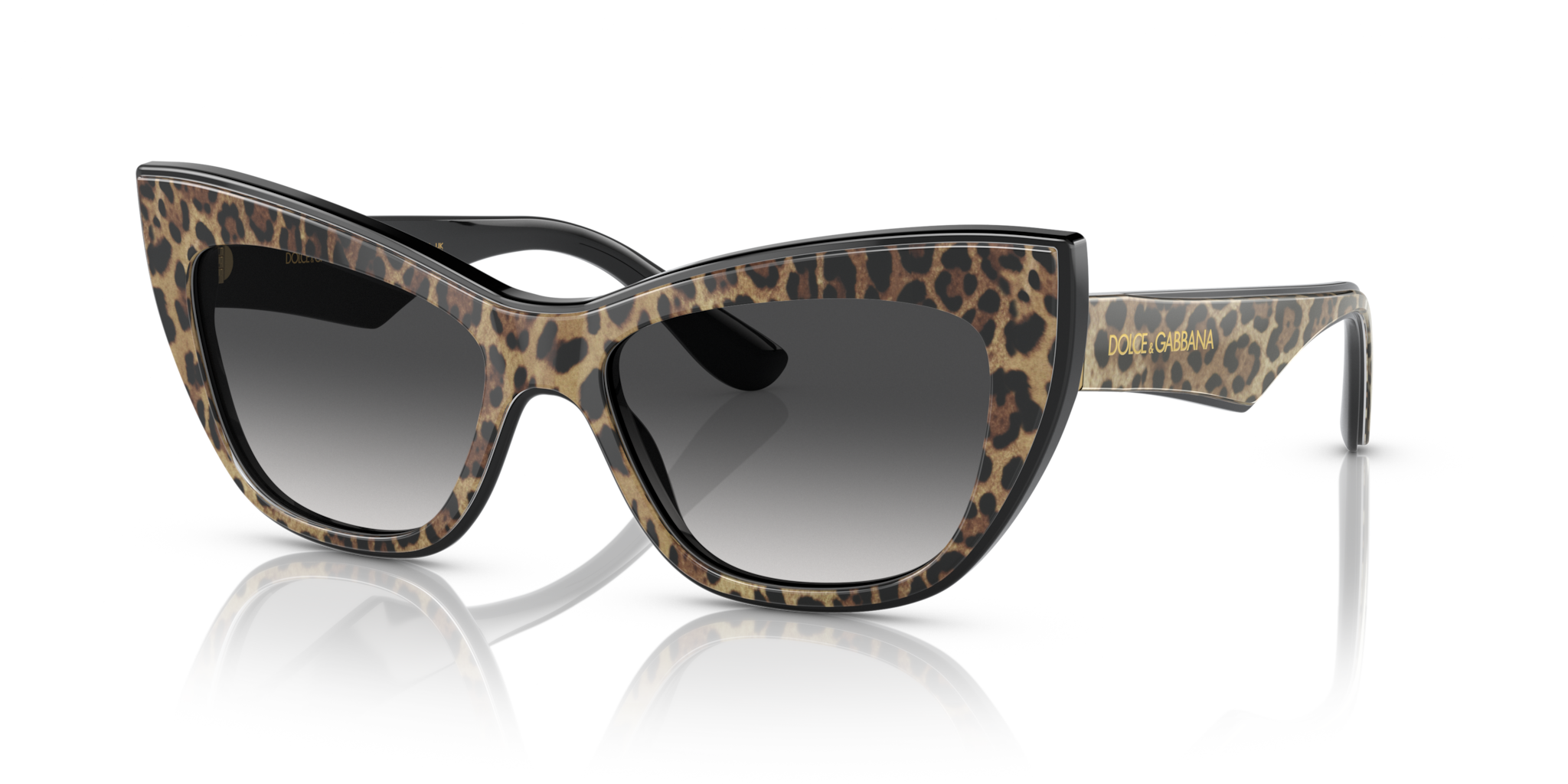 Occhiali da Sole Dolce Gabbana DG4417 Donna Leo Brown/Black
