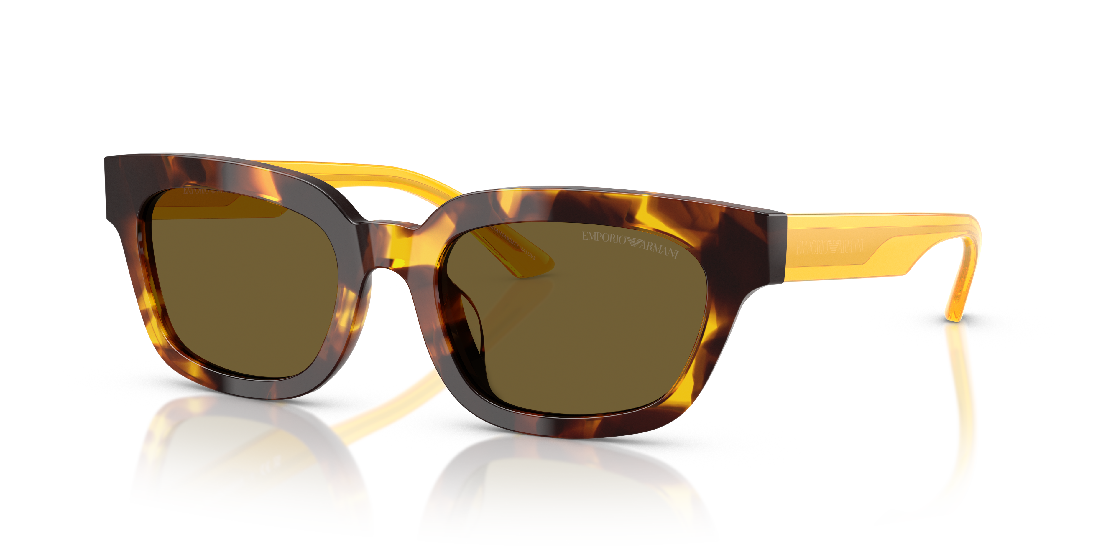 Occhiali da Sole Donna Emporio Armani EA4233U Havana Yellow