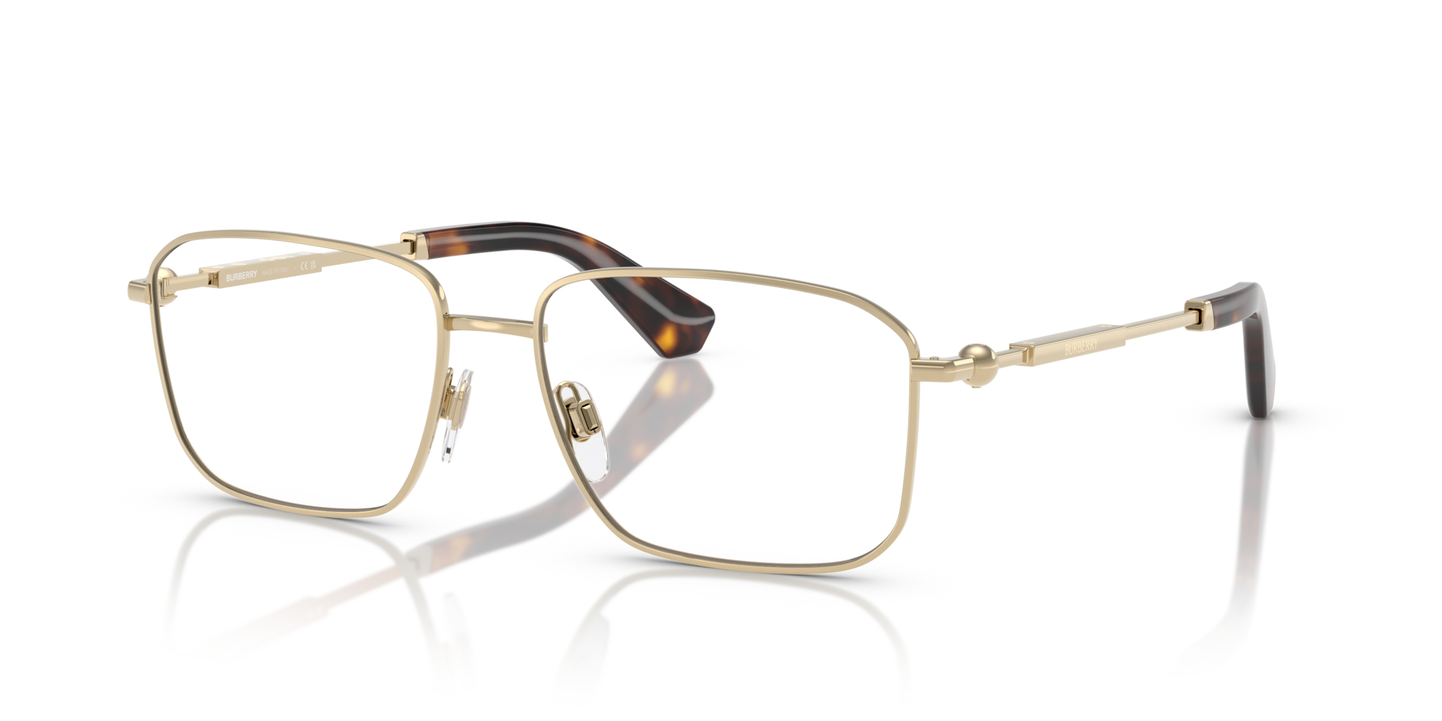 Burberry 0BE1389 Occhiali da Vista Uomo Light Gold | Eleganza Iconica