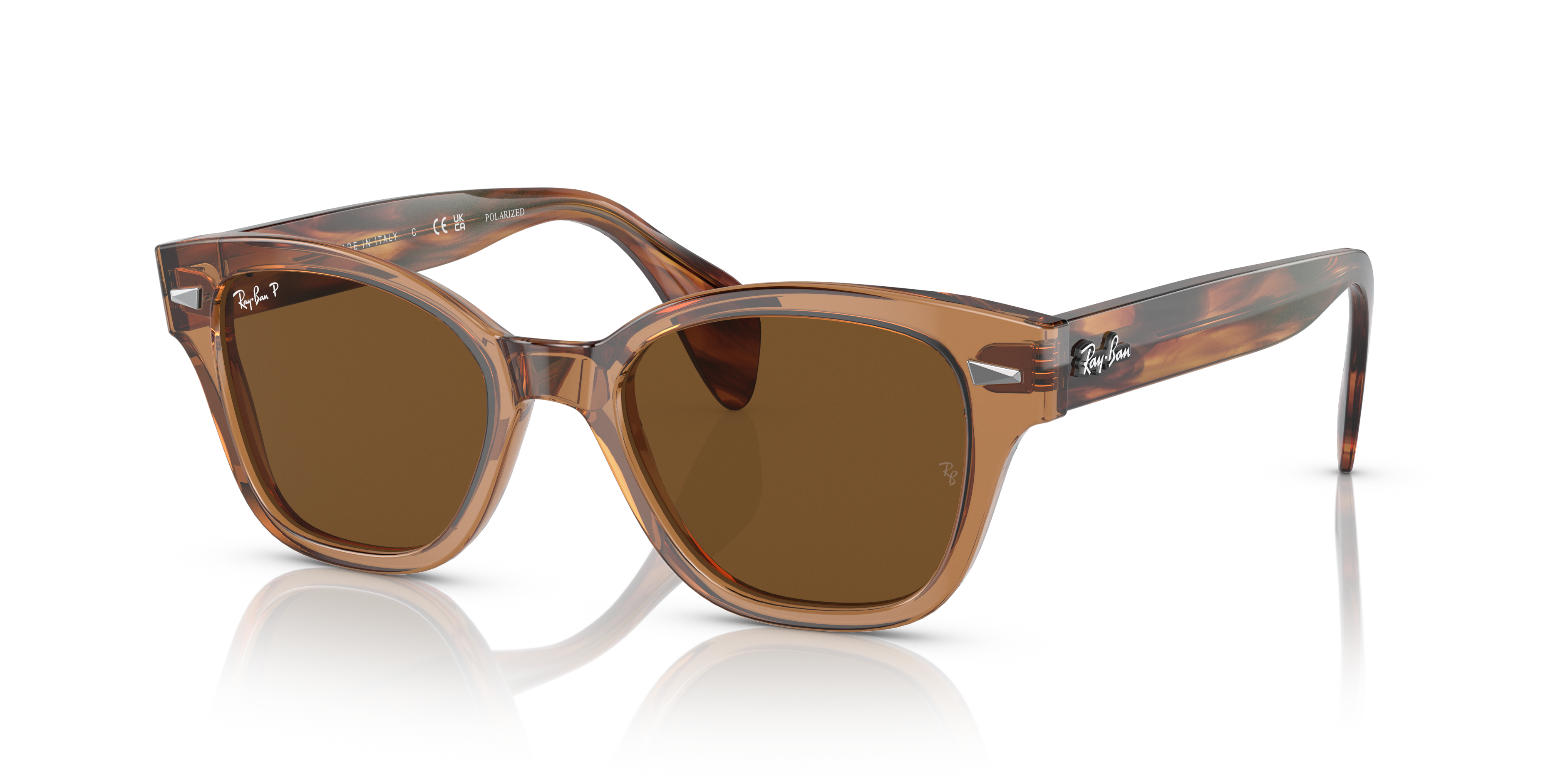 Occhiali da Sole Ray-Ban RB0880S Marrone Trasparente Unisex