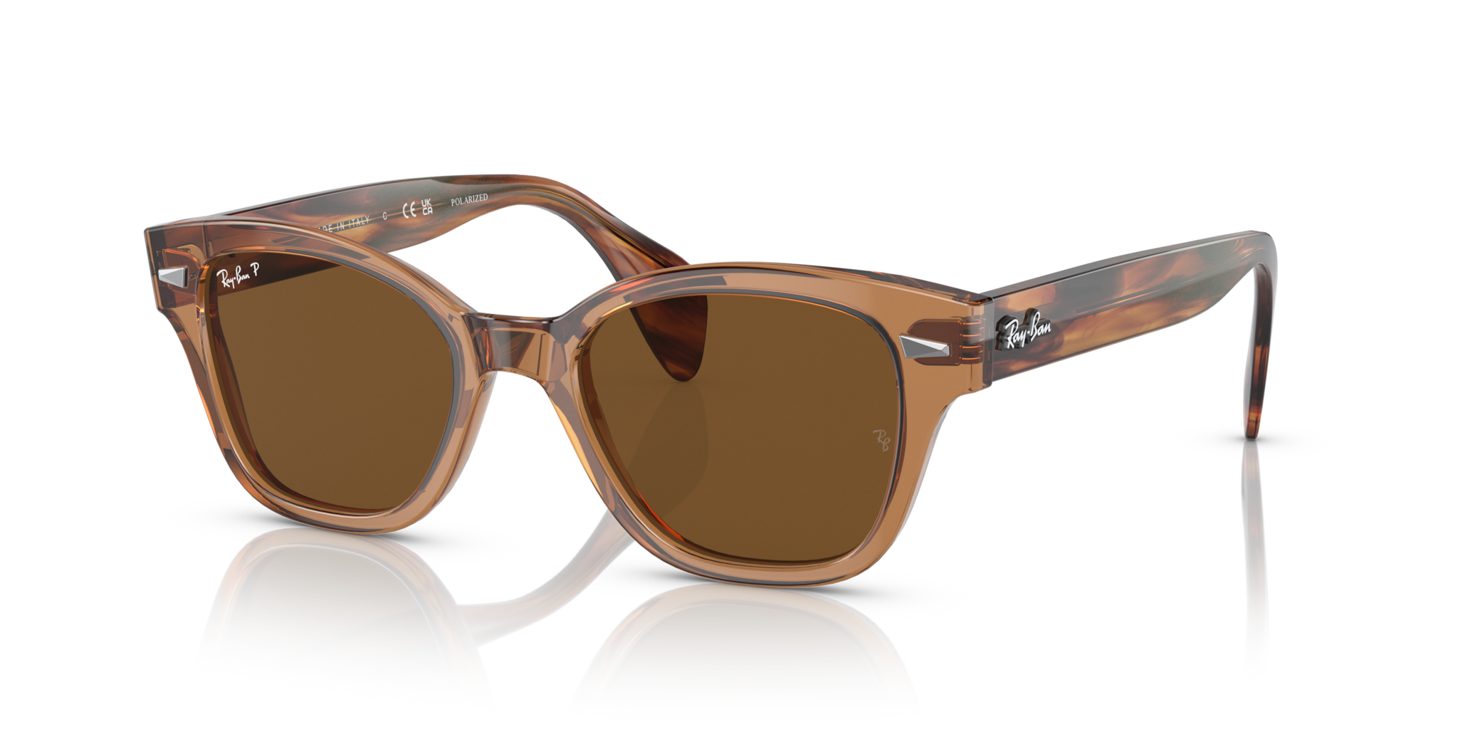 Occhiali da Sole Ray-Ban RB0880S Marrone Trasparente Unisex