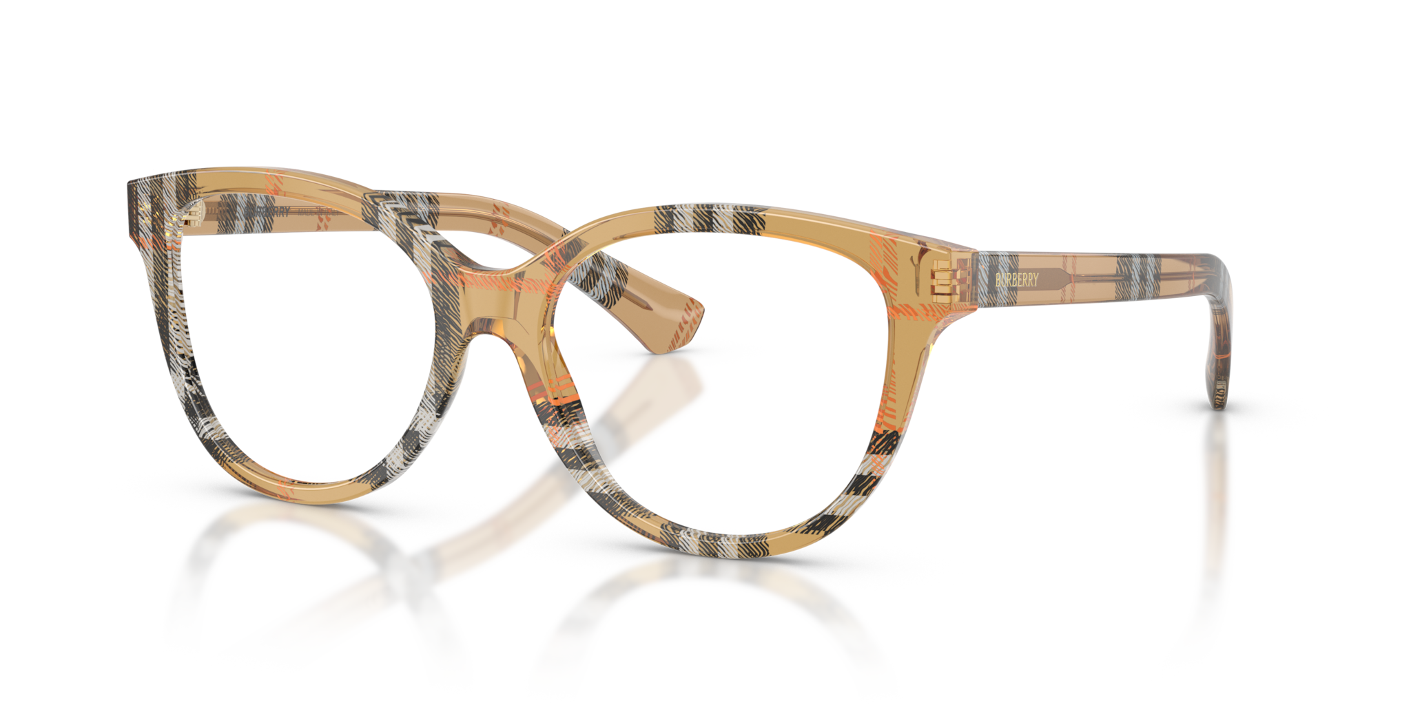 Occhiali da Vista Burberry Donna 0BE2456 Check Sand | Eleganza Iconica