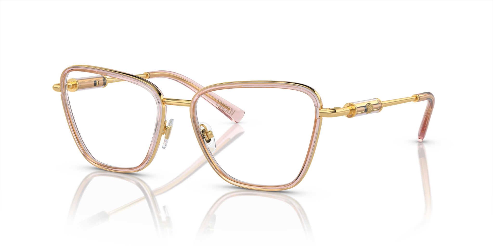 Occhiali da Sole Donna Versace VE1292 Peach Transparent Originali