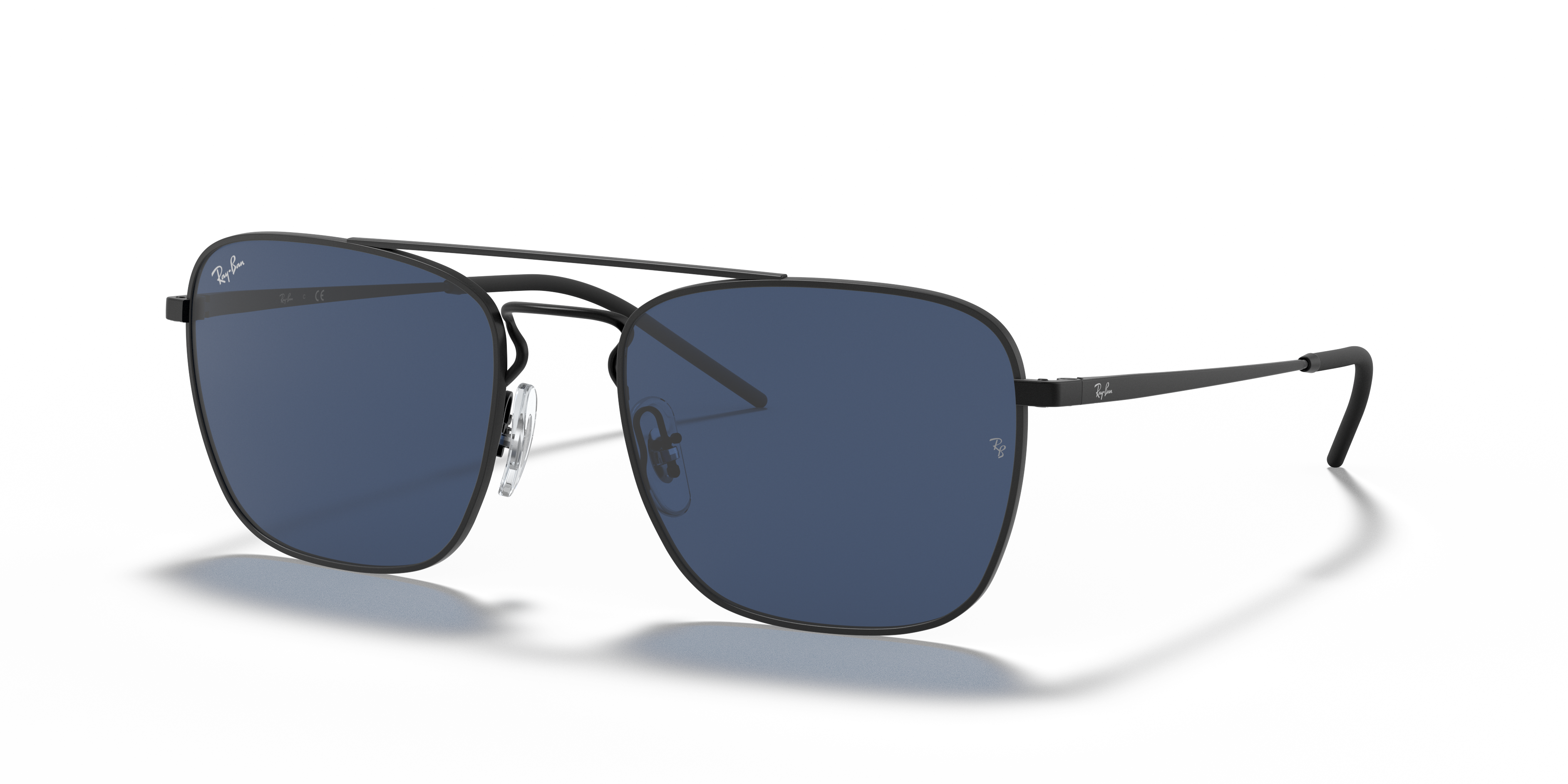 MEN'S SUNGLASSES RAY-BAN RB 3588 - 90548G GOLD TOP BLACK 