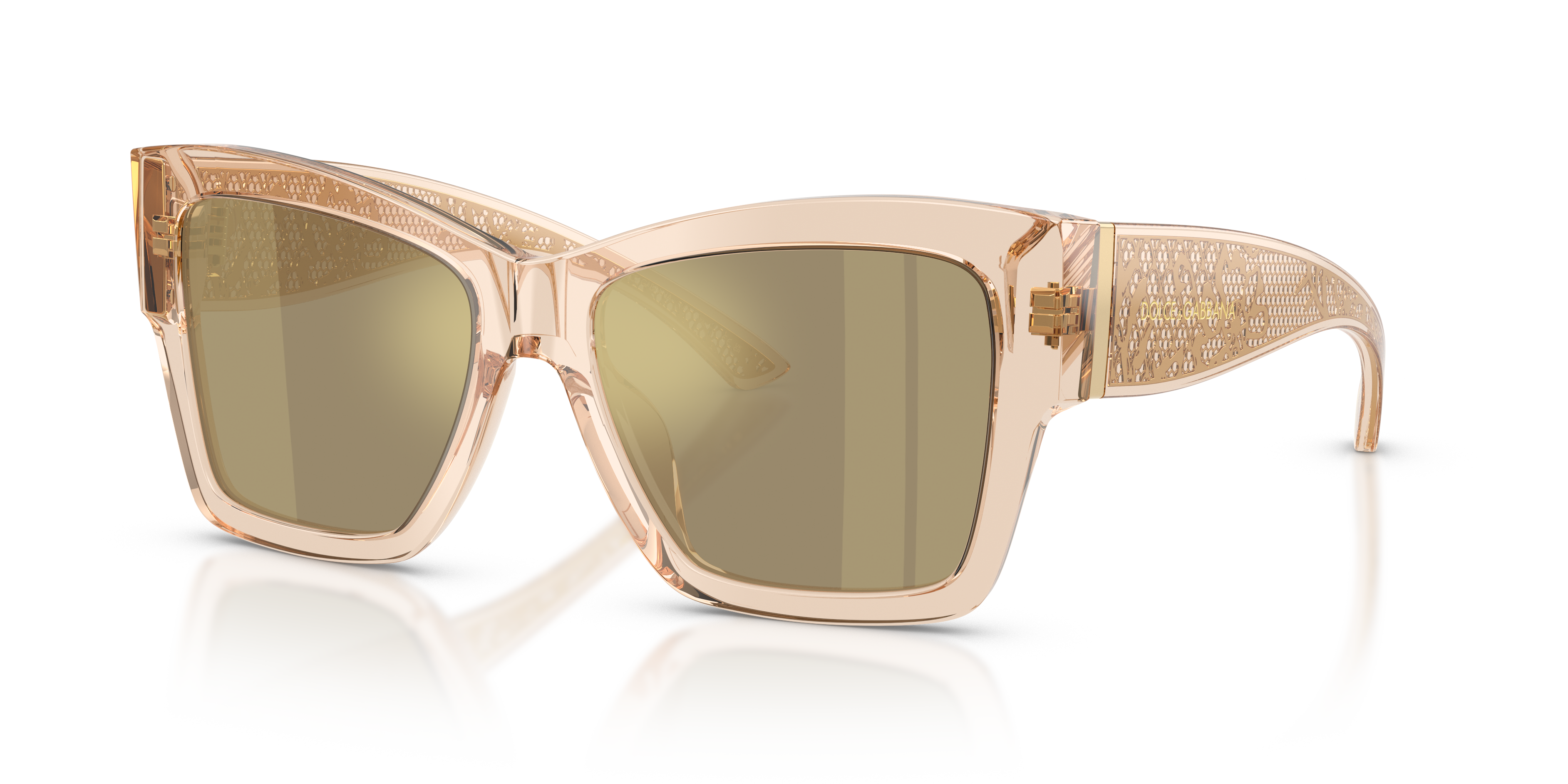 Occhiali da Sole Dolce&Gabbana Donna DG4493 Transparent Camel