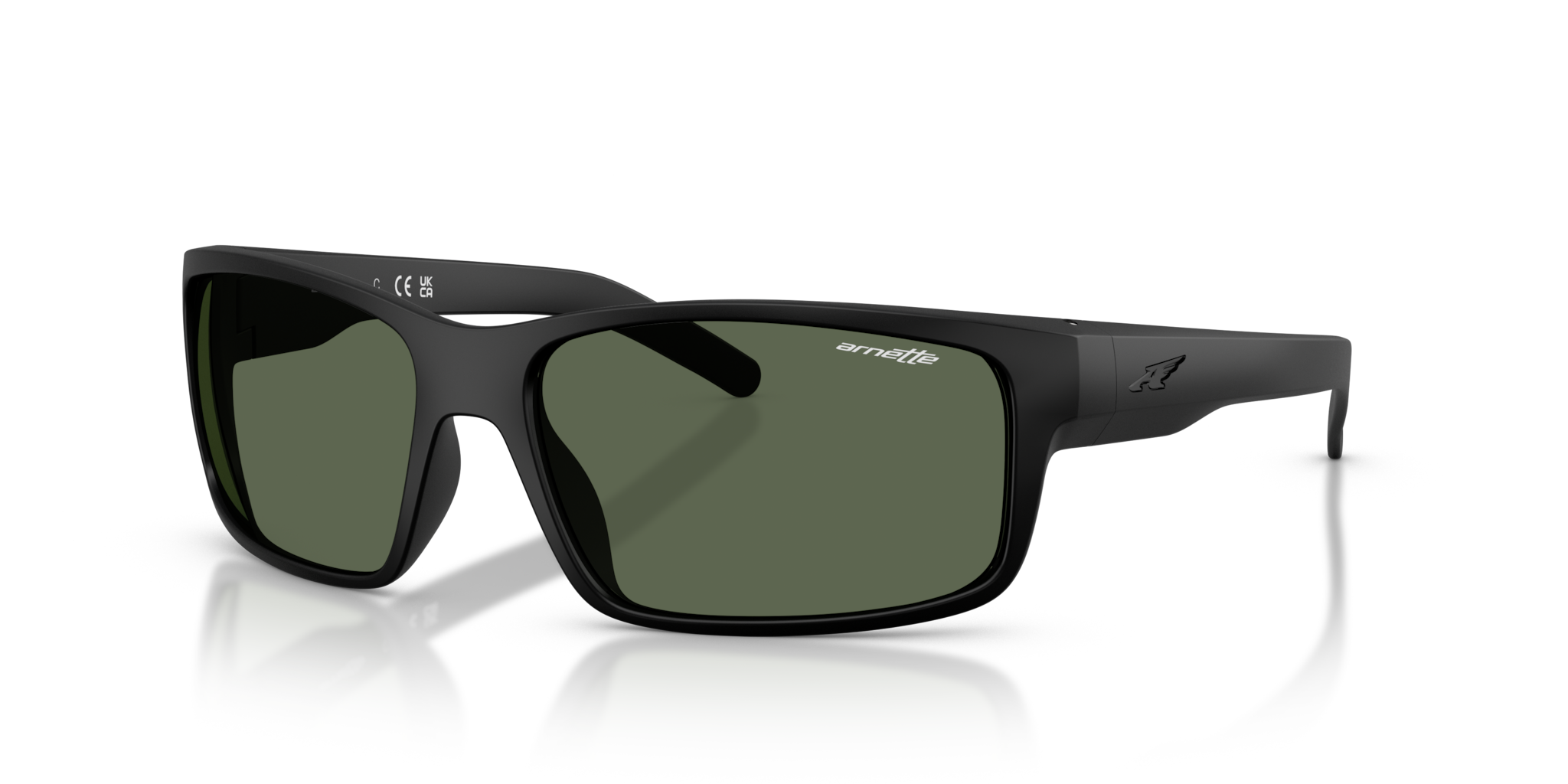 Occhiali da Sole Arnette Fastball Uomo Nero Opaco - Modello 0AN4202
