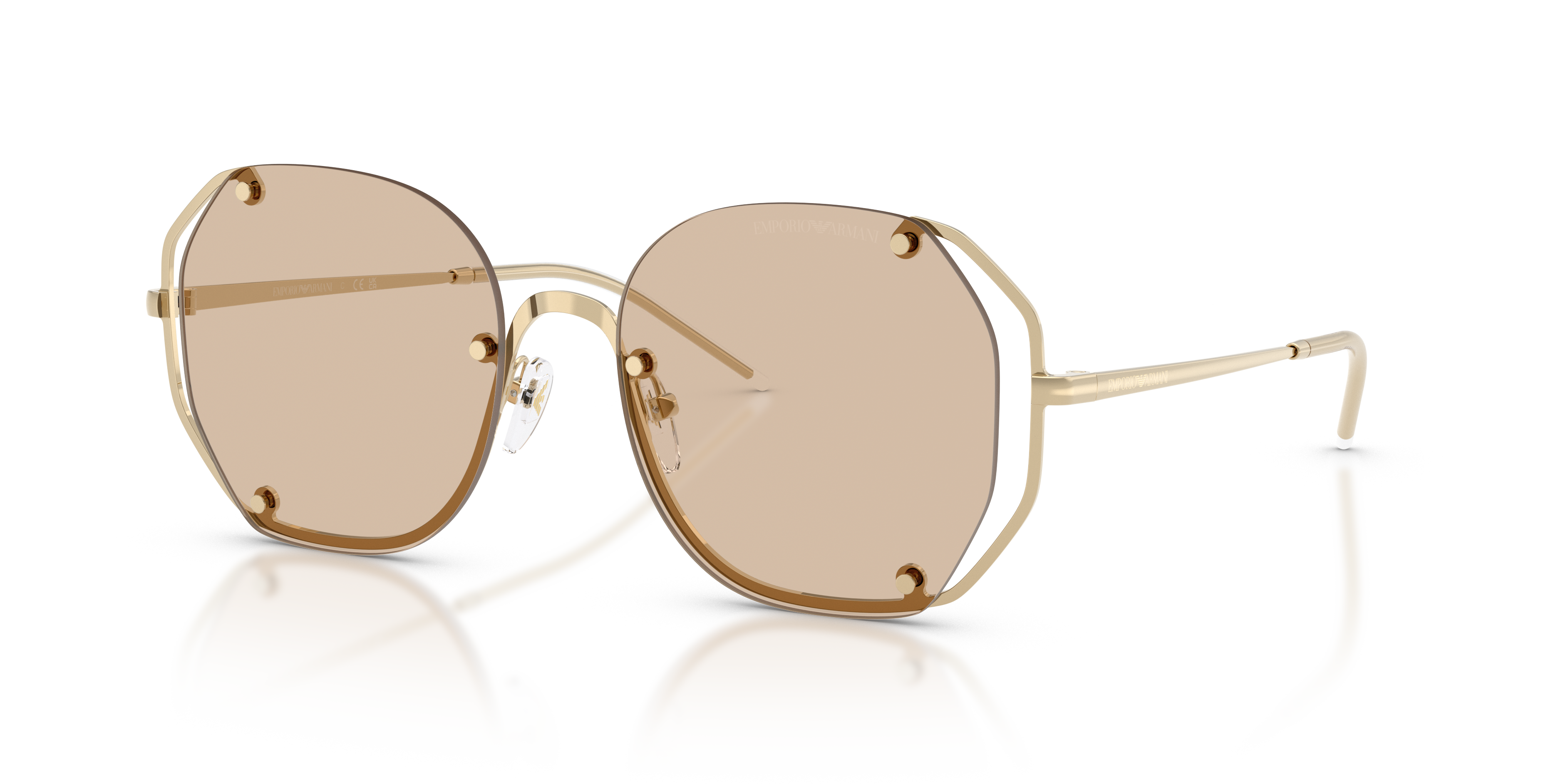 Occhiali da Sole Emporio Armani EA2168 Donna Oro Lucido Originali