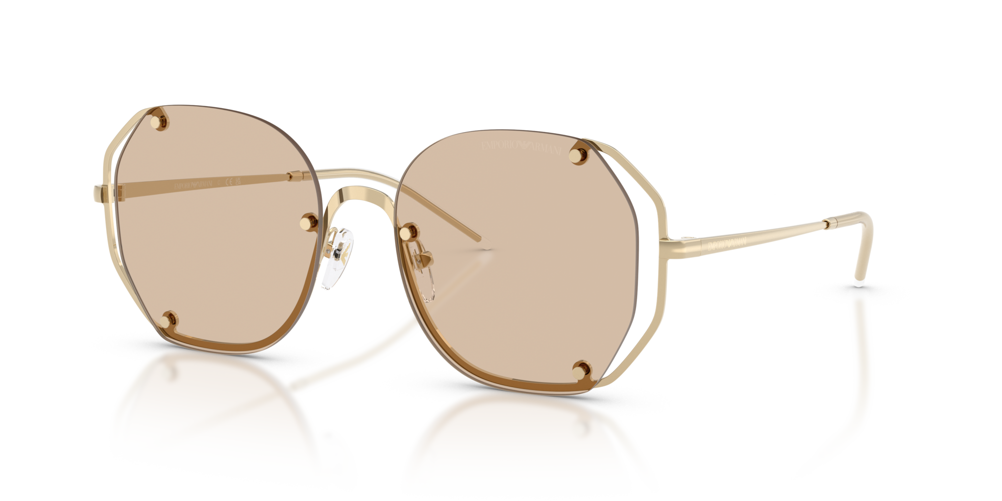 Occhiali da Sole Emporio Armani EA2168 Donna Oro Lucido Originali