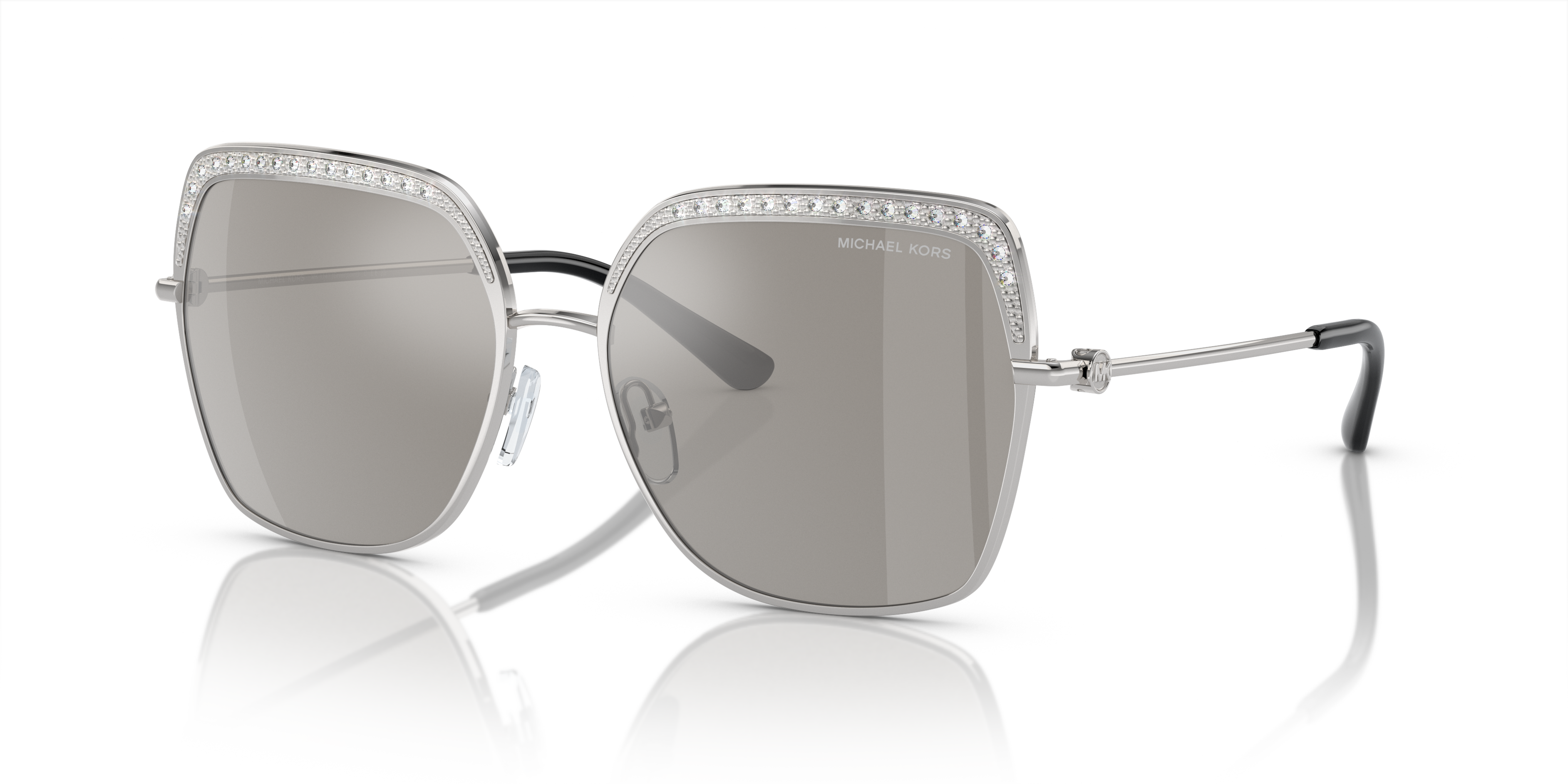 Occhiali da Sole Michael Kors Donna 0MK1141 Silver Greenpoint