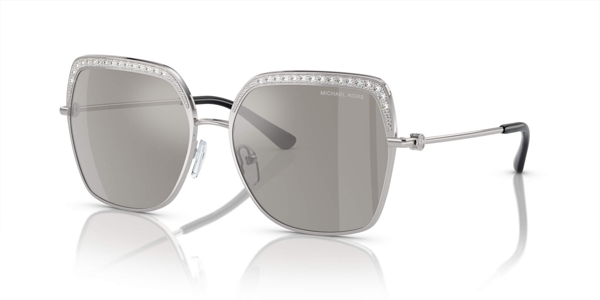 Occhiali da Sole Michael Kors Donna 0MK1141 Silver Greenpoint