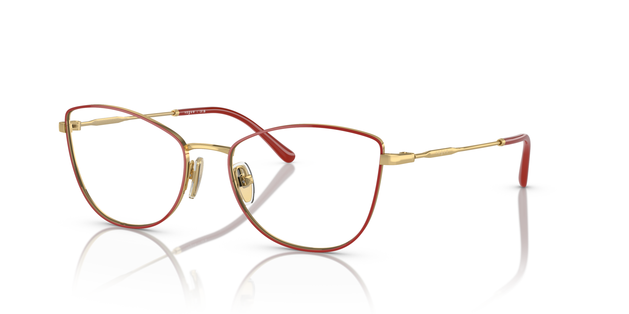 Occhiali da Vista Vogue Eyewear 0VO4273 Donna Top Red/Gold