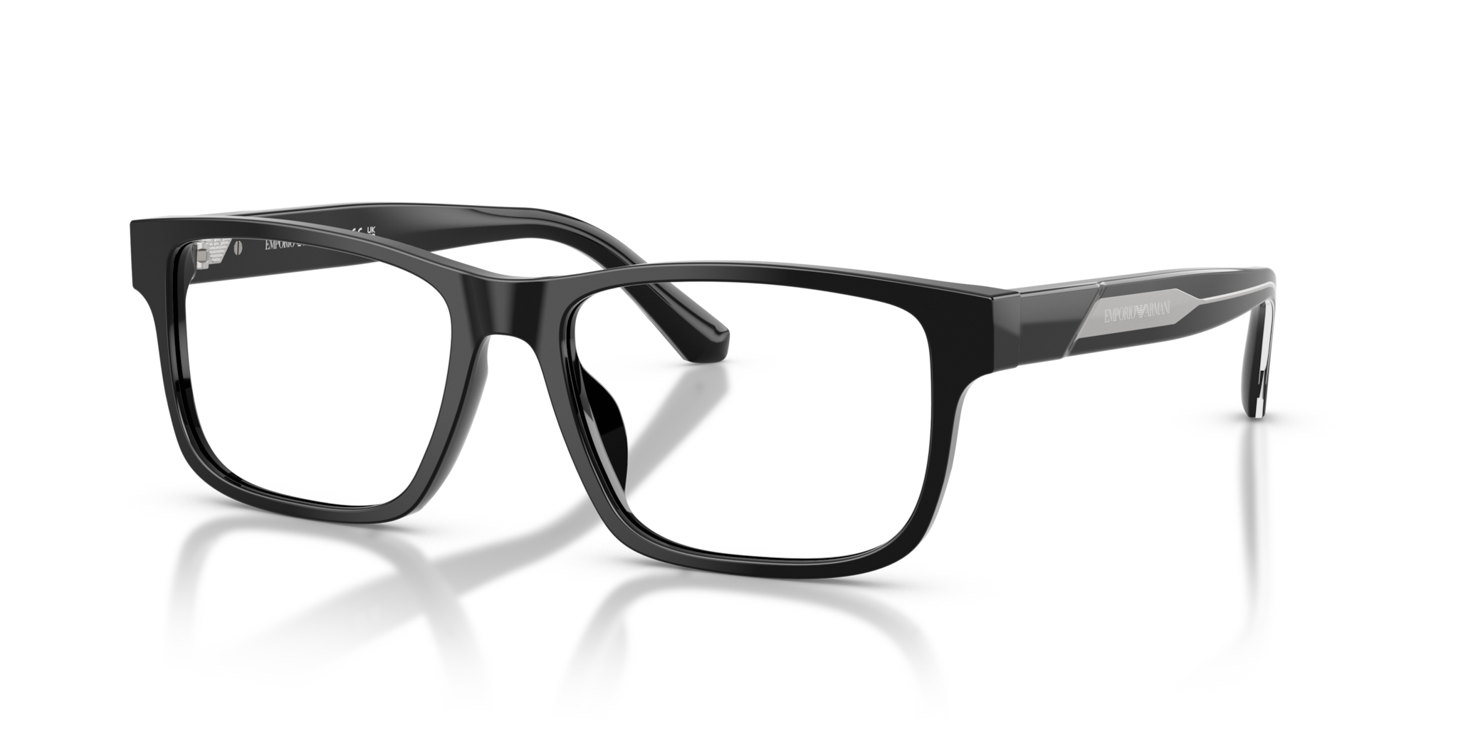 Emporio Armani 0EA3265U Occhiali da Vista Uomo Nero Lucido