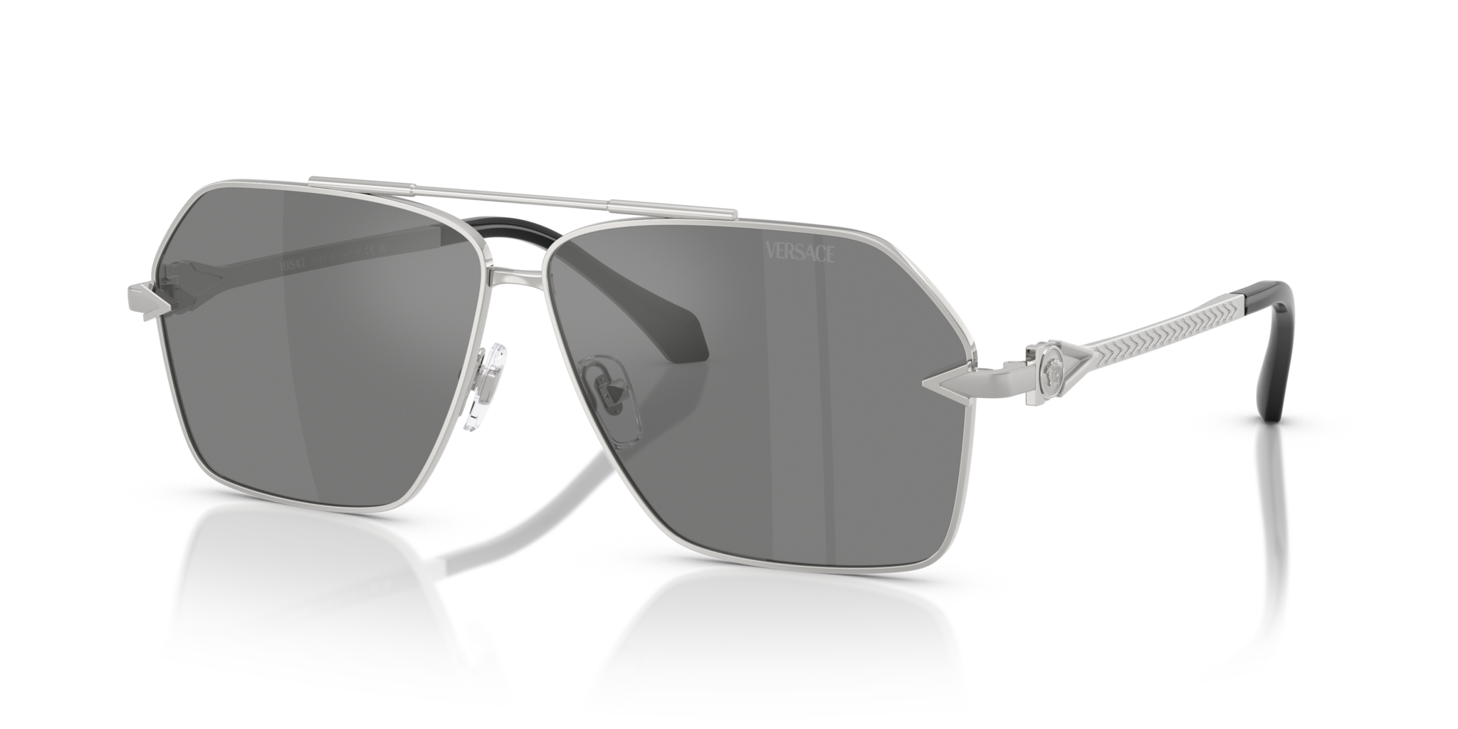 Occhiali da Sole Versace Uomo VE2284 Silver | Stile Iconico Originale