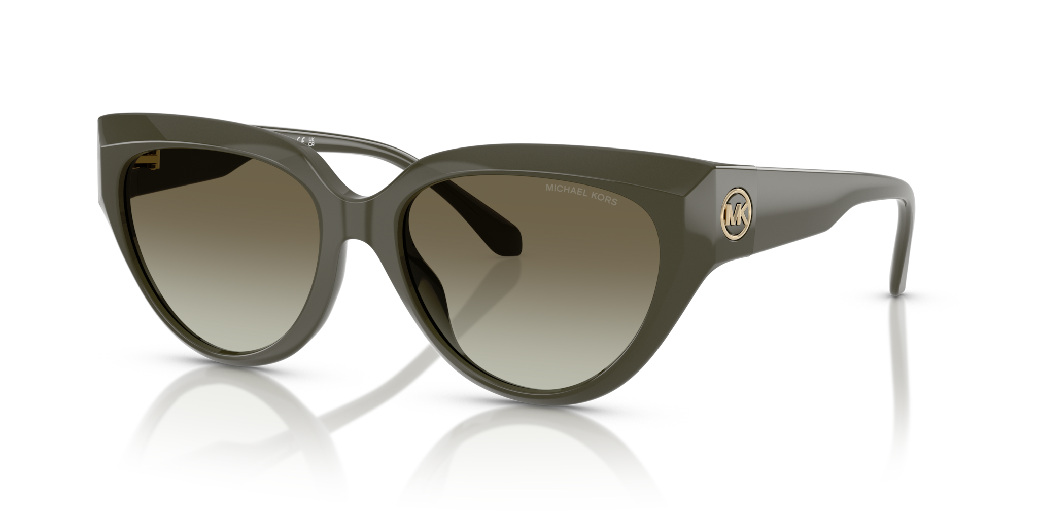 Occhiali da Sole Michael Kors Boca Raton Donna Olive Originali