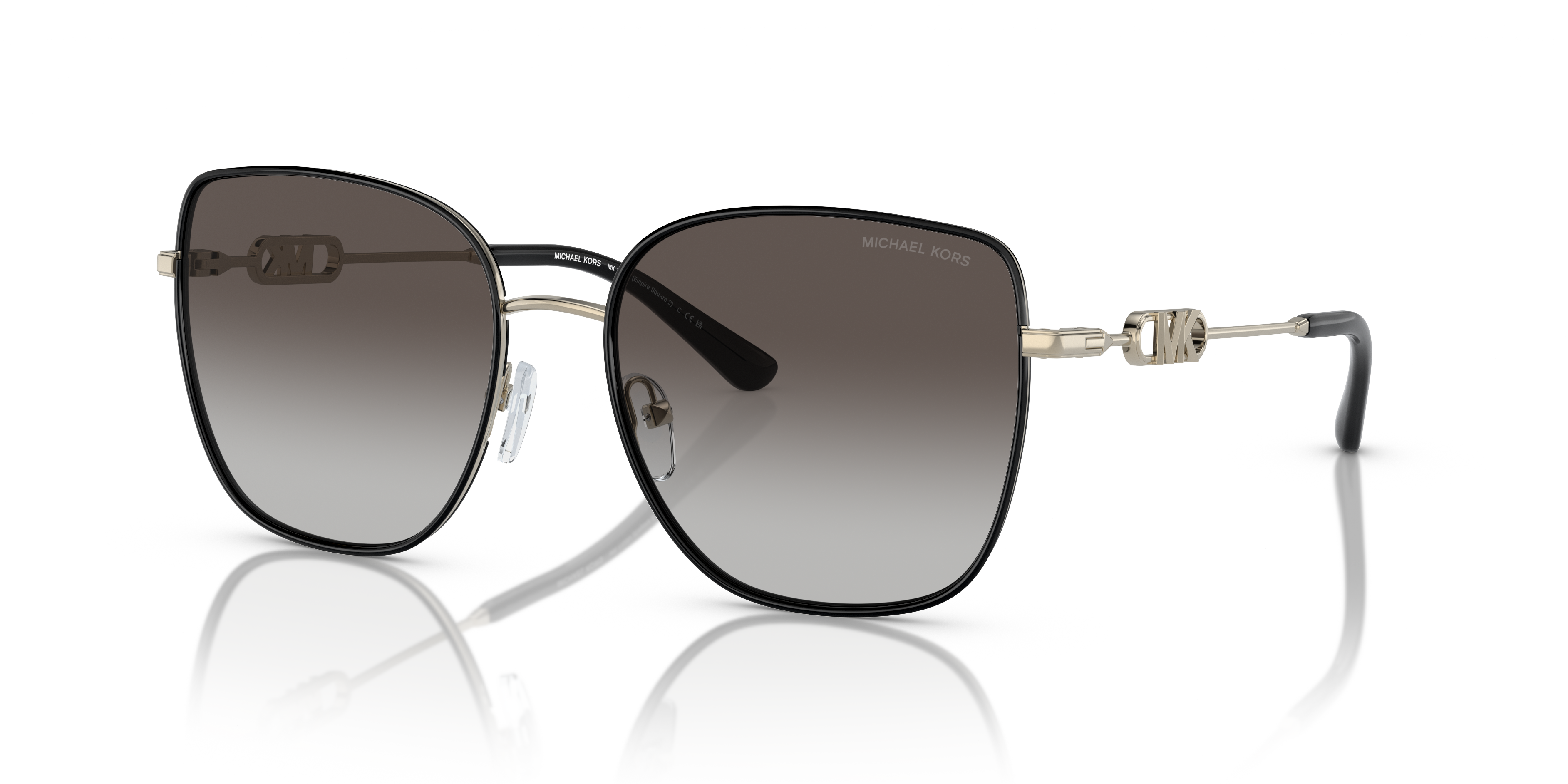 Occhiali da Sole Michael Kors Empire Square 2 Oro Nero - Originali