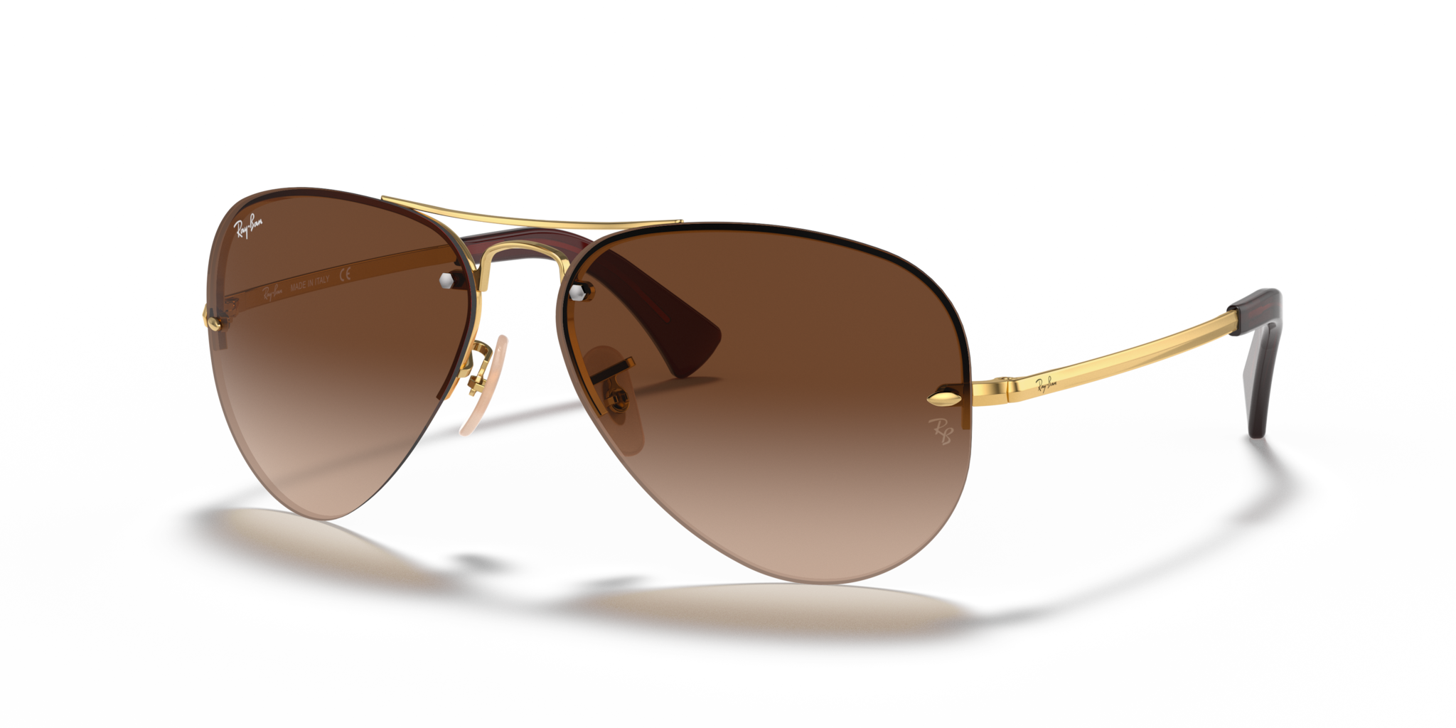 Occhiali da Sole Ray-Ban RB3449 Uomo Arista Gold Originali