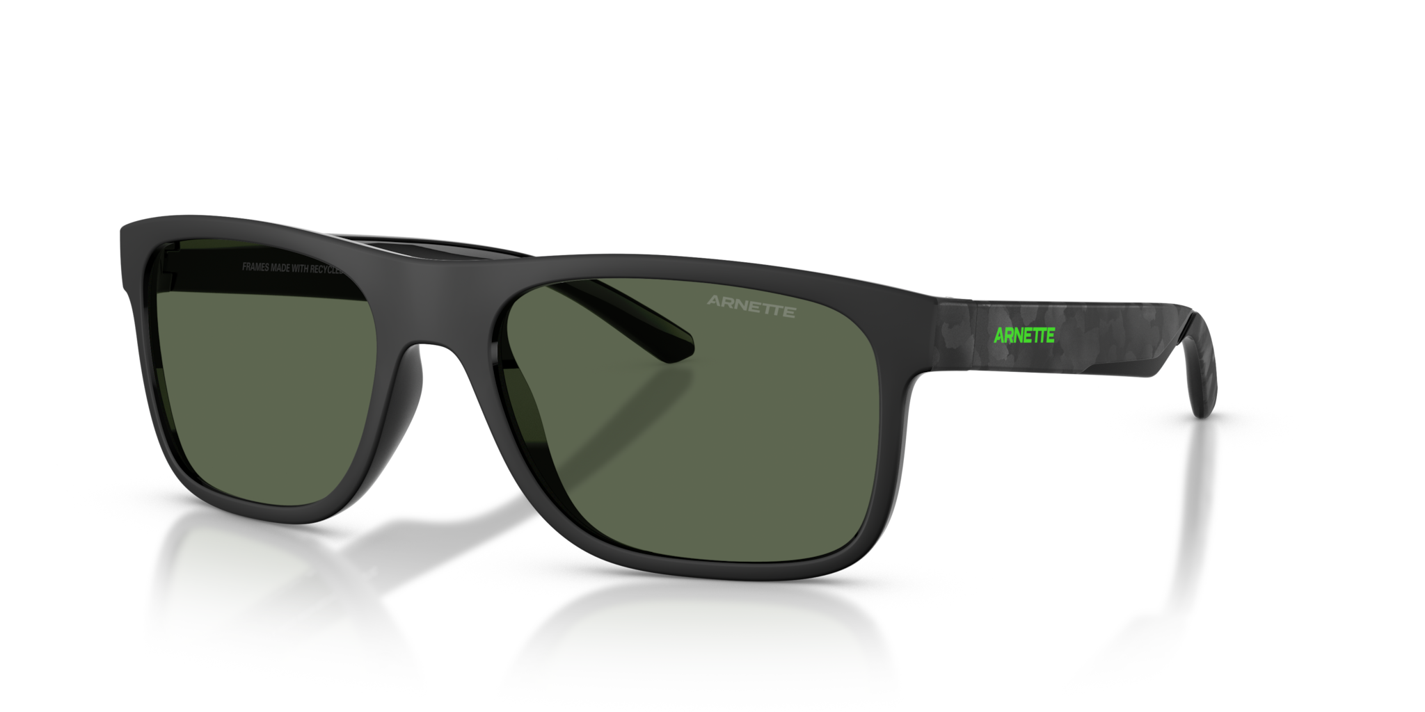 Occhiali da Sole Arnette KHIM Uomo Neri Opachi 0AN4341 | Originali
