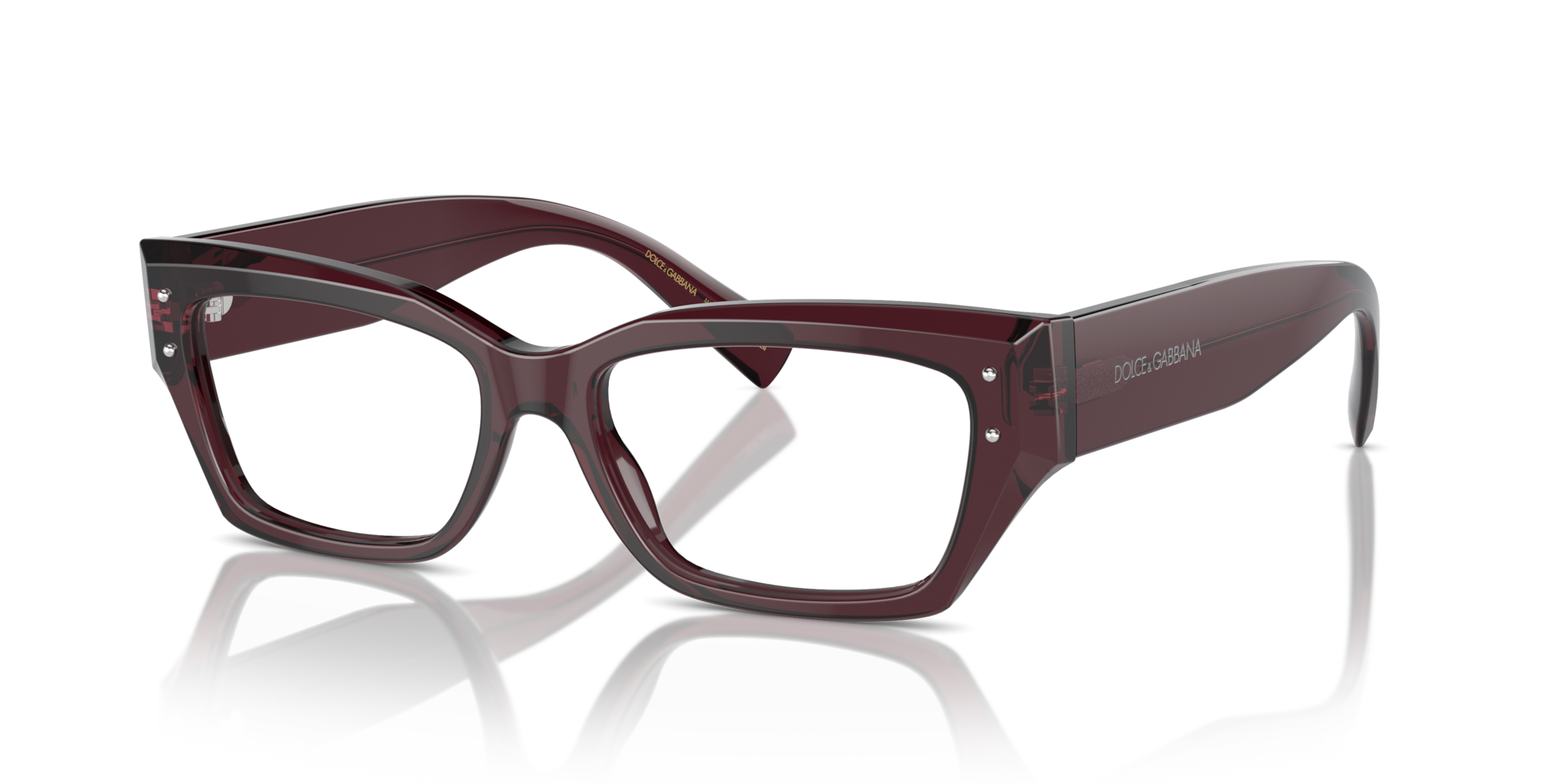 Dolce&Gabbana 0DG3387 - Occhiali da Vista Donna Viola Trasparente