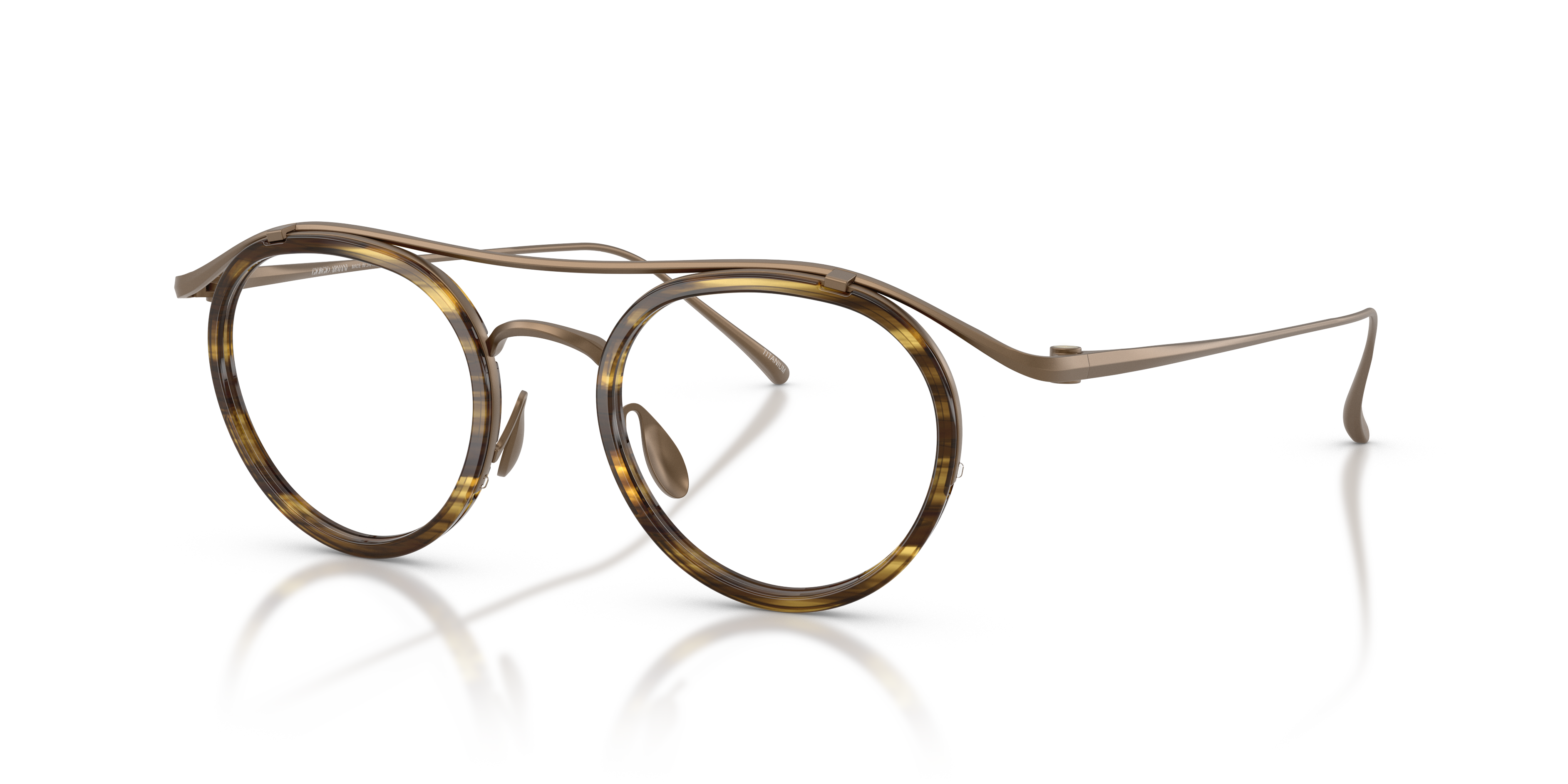 Giorgio Armani 0AR5166T Occhiali da Vista Uomo - Eleganza Oro Opaco
