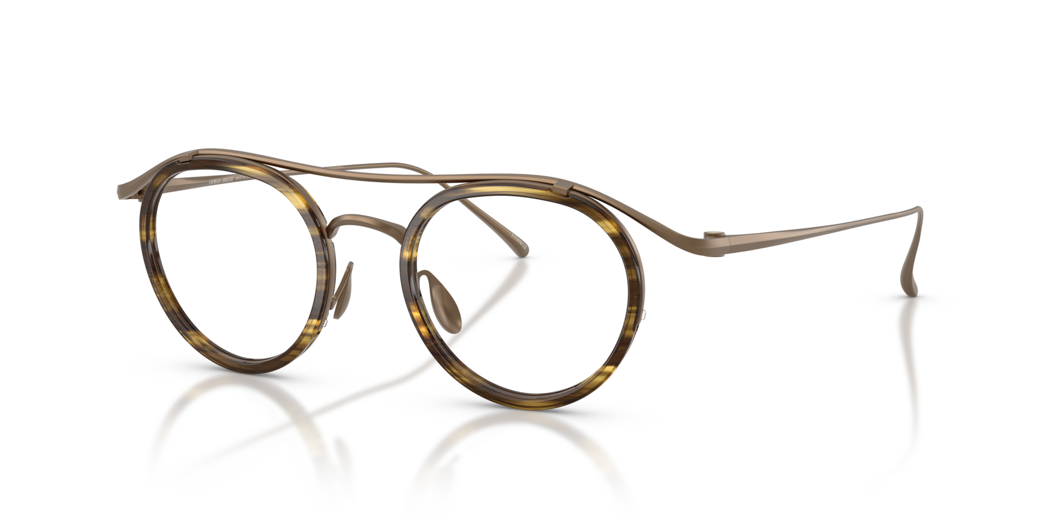 Giorgio Armani 0AR5166T Occhiali da Vista Uomo - Eleganza Oro Opaco