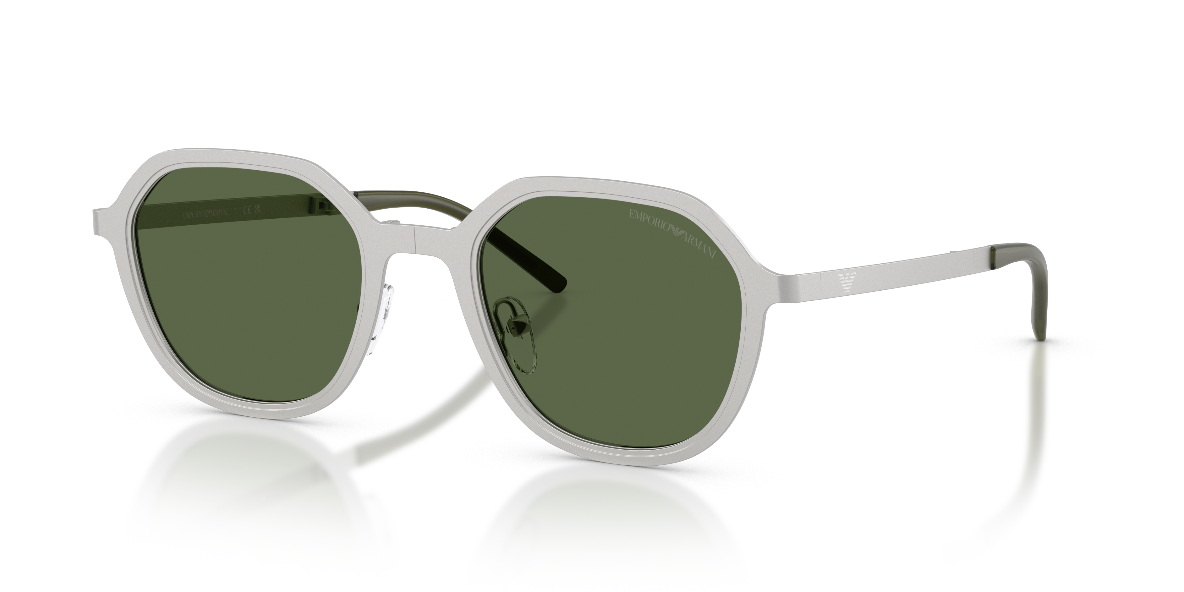 Occhiali da Sole Uomo Emporio Armani EA2176 Matte Silver
