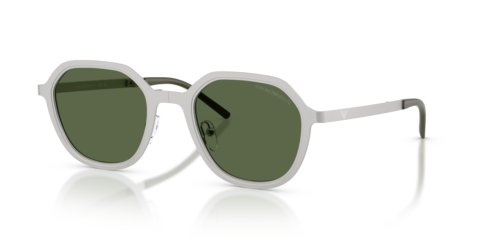 Occhiali da Sole Uomo Emporio Armani EA2176 Matte Silver