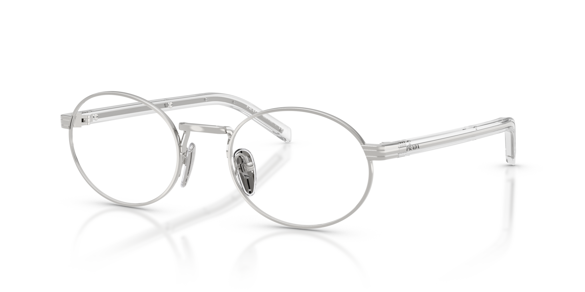 Occhiali da Vista Prada 0PR B55V Donna Argento - Eleganza Raffinata