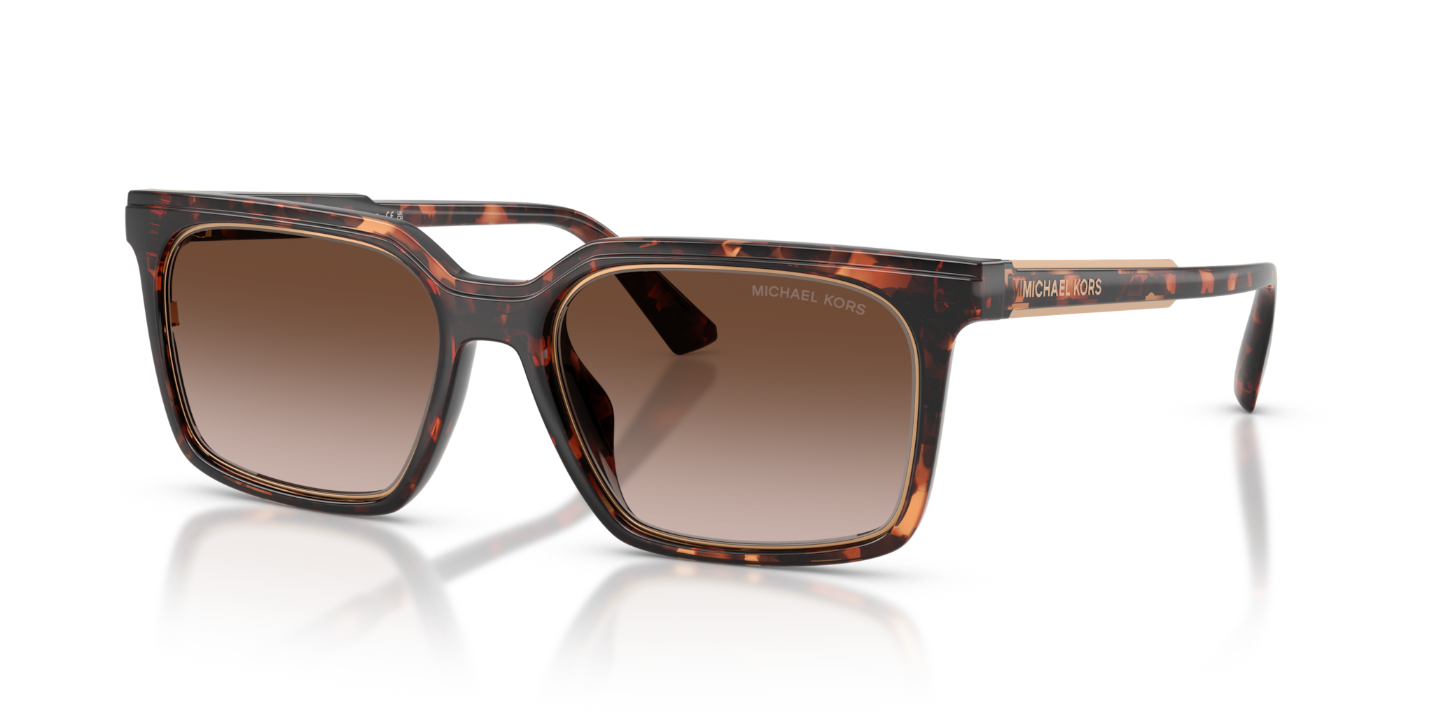 Michael Kors Honolulu Uomo Dark Tortoise - Occhiali da Sole Originali