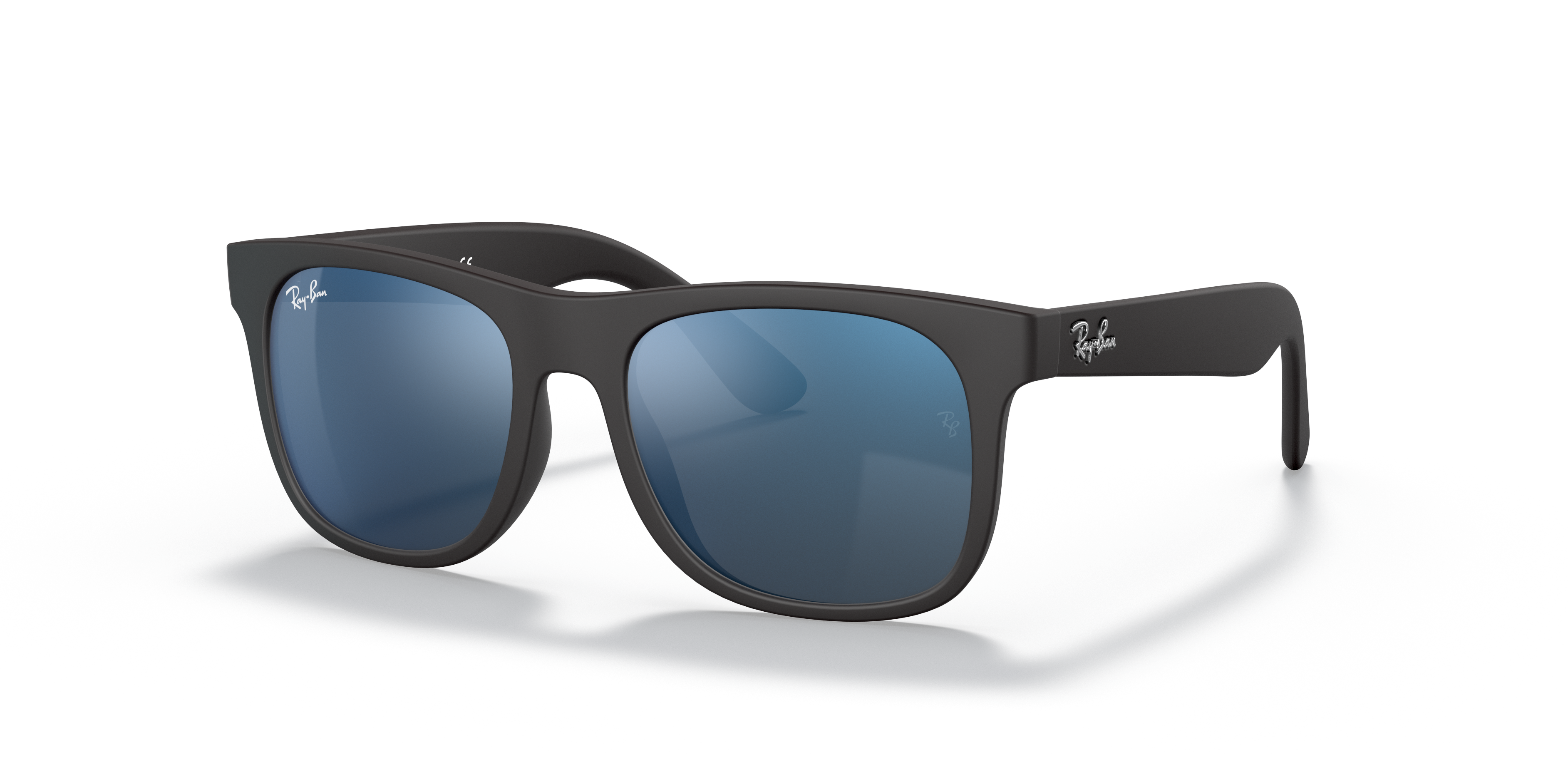 Occhiali da Sole Ray-Ban Justin Neri da Uomo 0RJ9069S Rubber Black