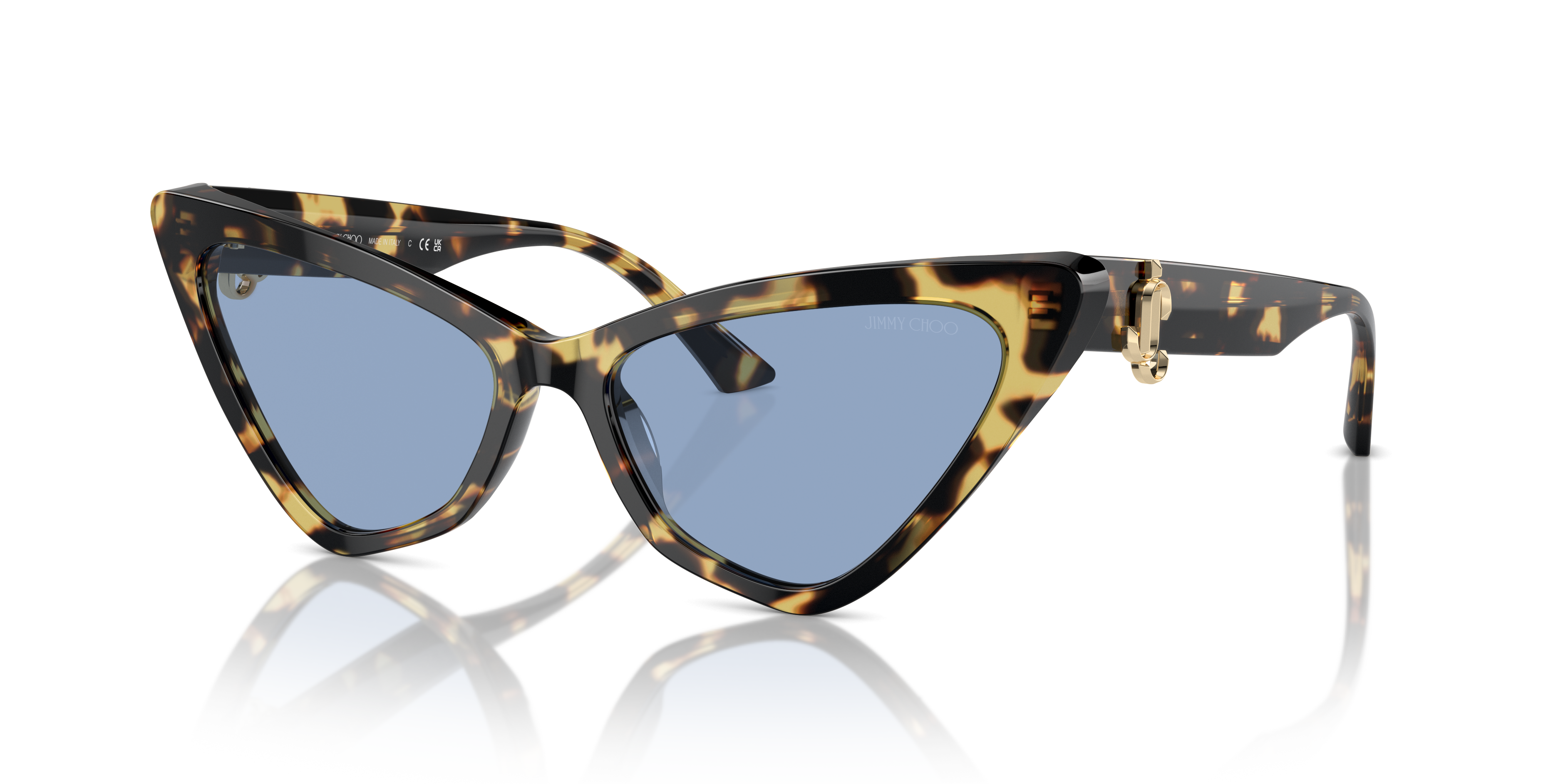 Occhiali da Sole Jimmy Choo JC5008 Donna Giallo Havana | Originali