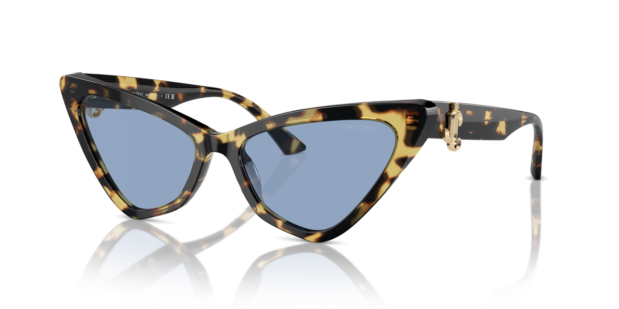 Occhiali da Sole Jimmy Choo JC5008 Donna Giallo Havana | Originali