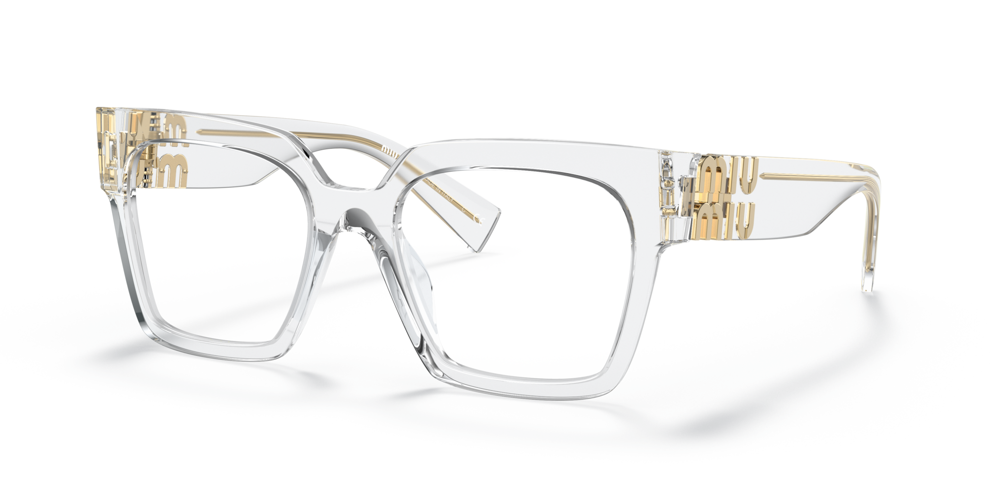 Occhiali da Vista Miu Miu 0MU 04UV Crystal Donna | Eleganza Trasparent